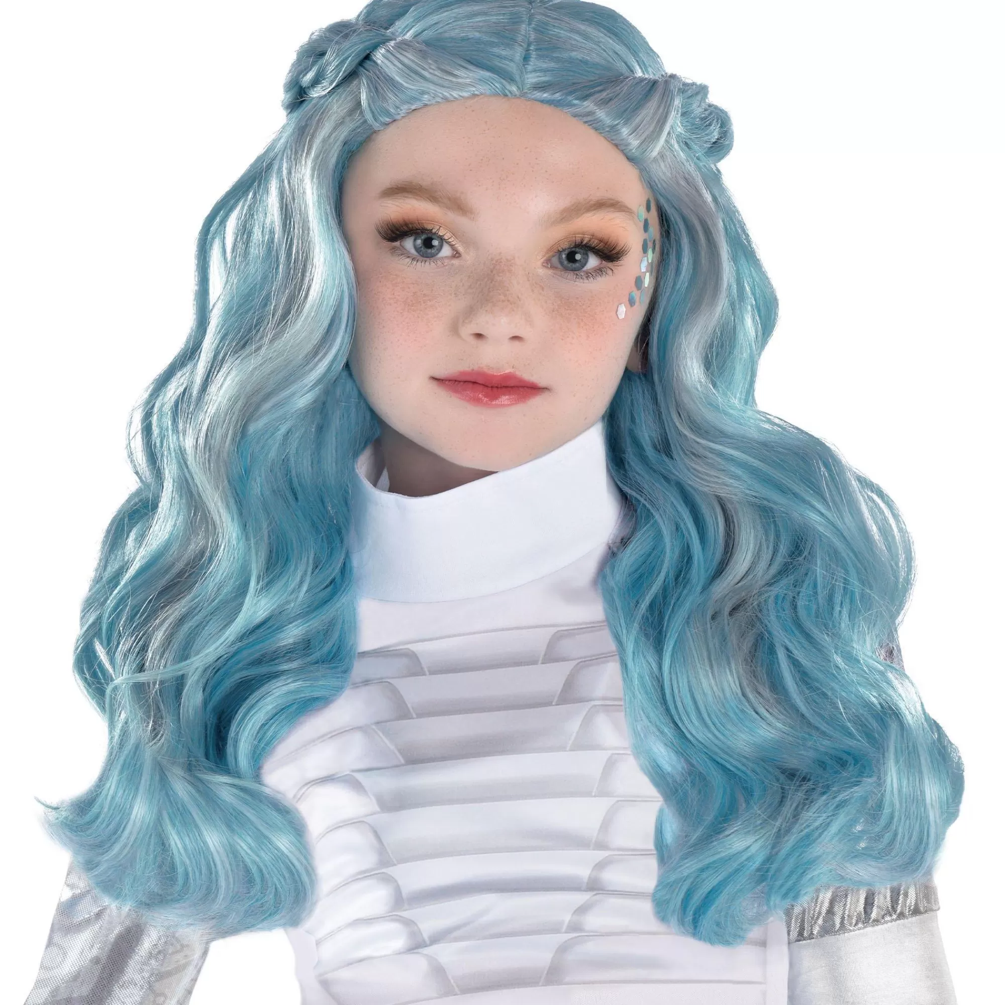 Party City Wigs-Kids' Blue Addison Alien Wig - Disney Zombies 3