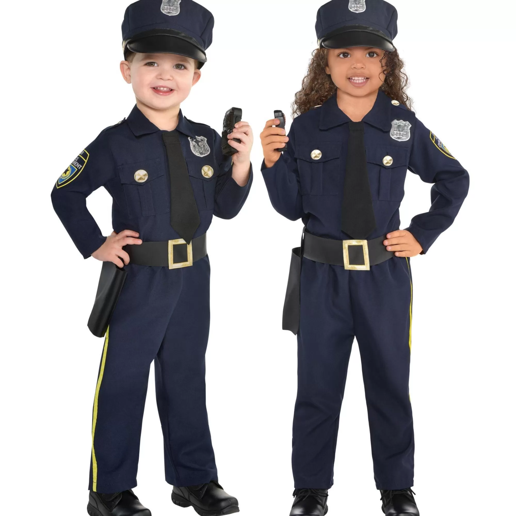 Boy Party City Career | Kids' Classic Police Officer Deluxe Costume