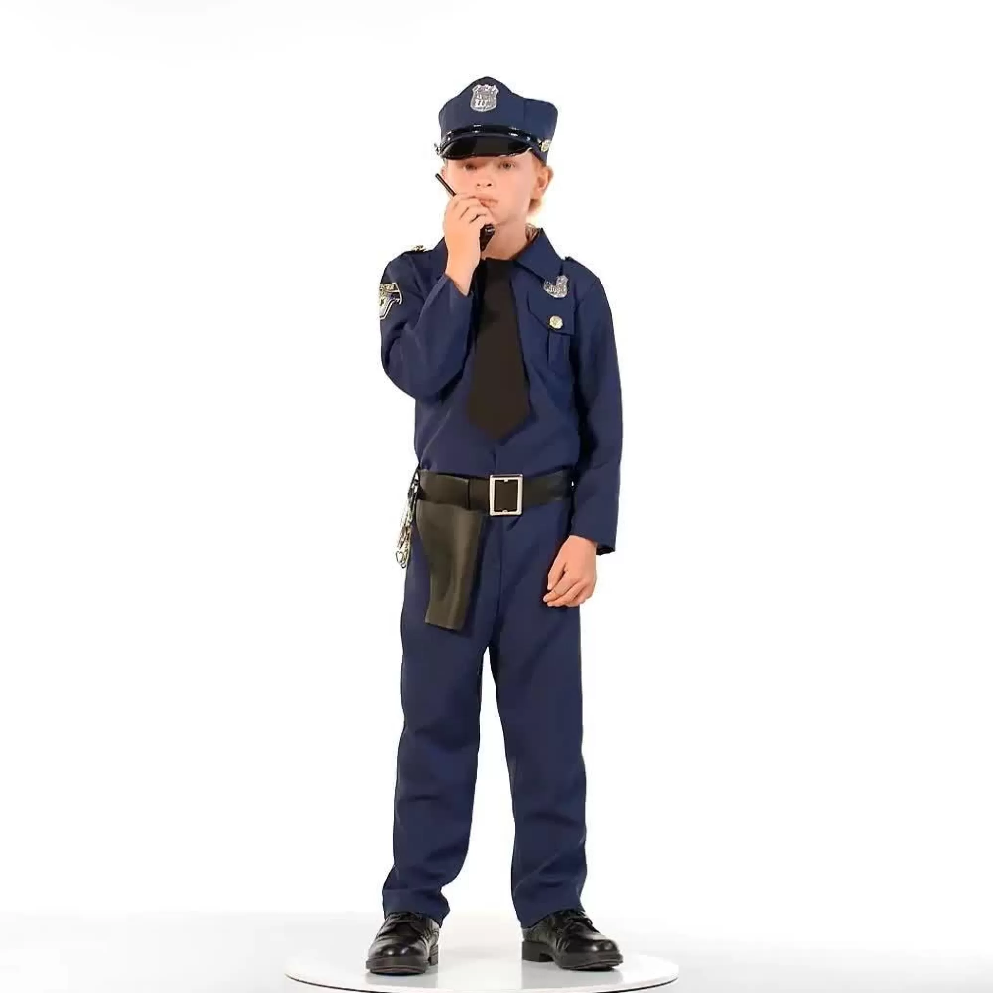 Boy Party City Career | Kids' Classic Police Officer Deluxe Costume