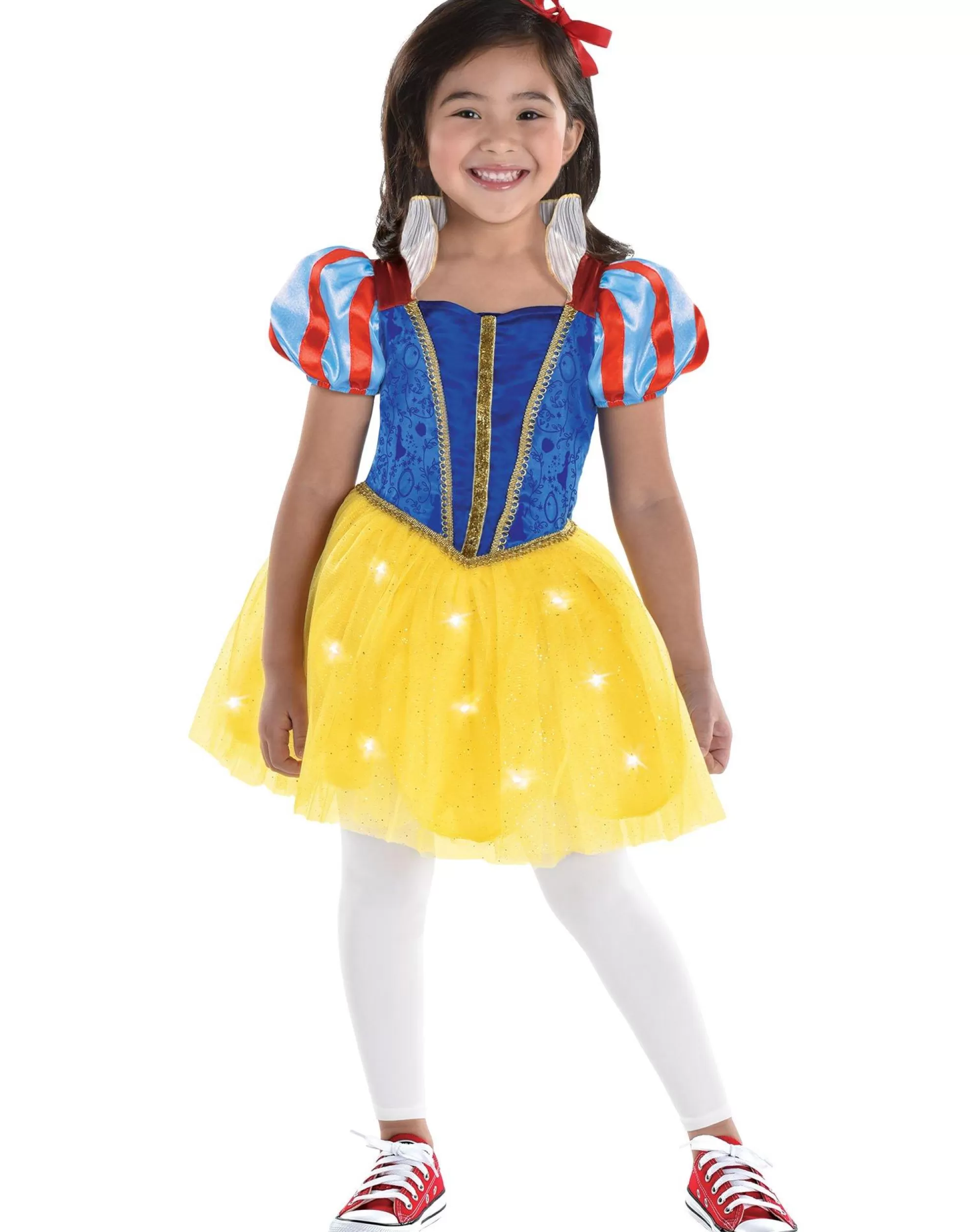 Girl Party City Disney Princess | Kids' Light-Up Snow White Costume - Disney Snow White & The Seven Dwarfs