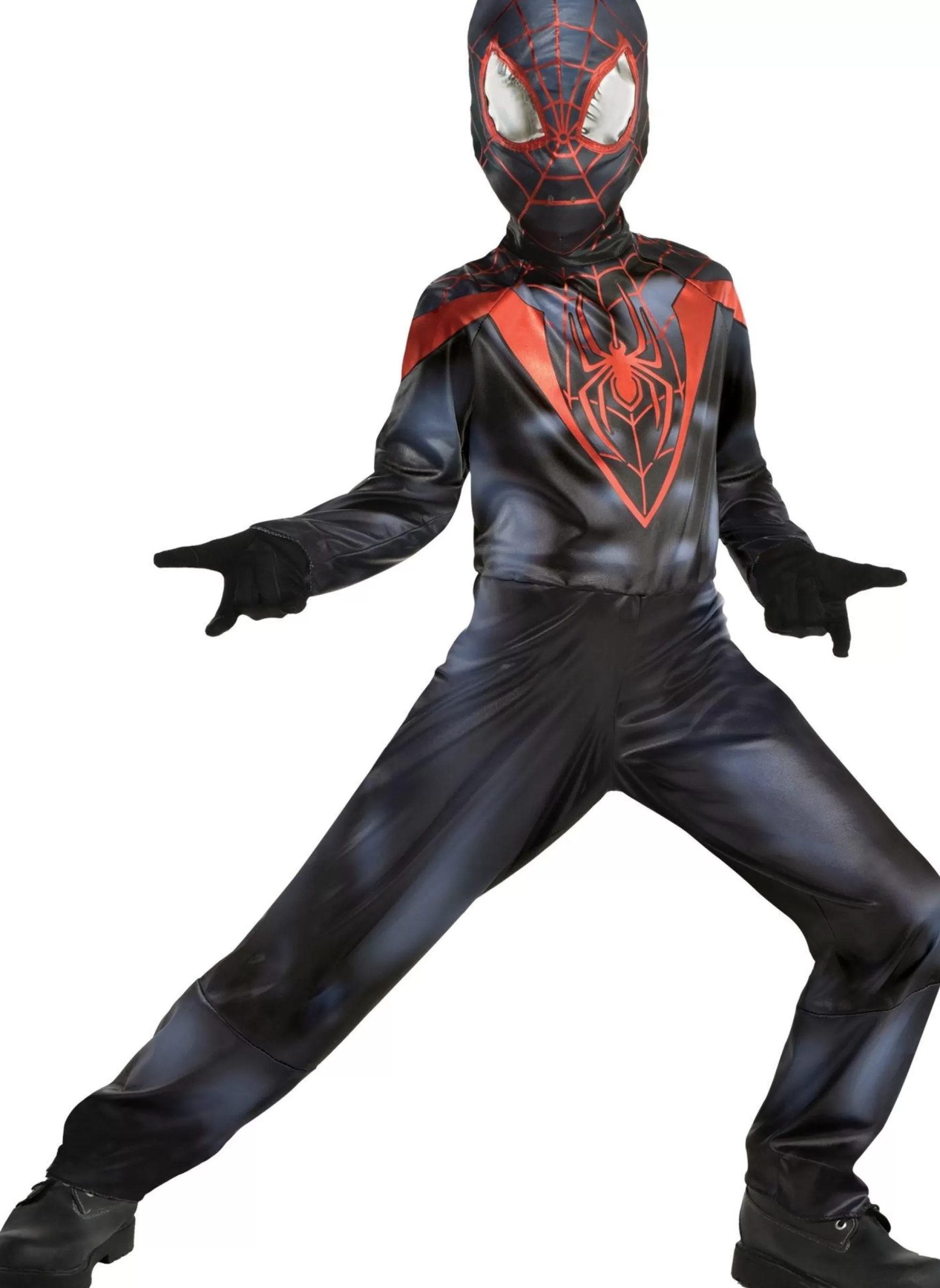 Boy Party City Superhero | Kids' Miles Morales Spider-Man Costume - Into The Spider-Verse