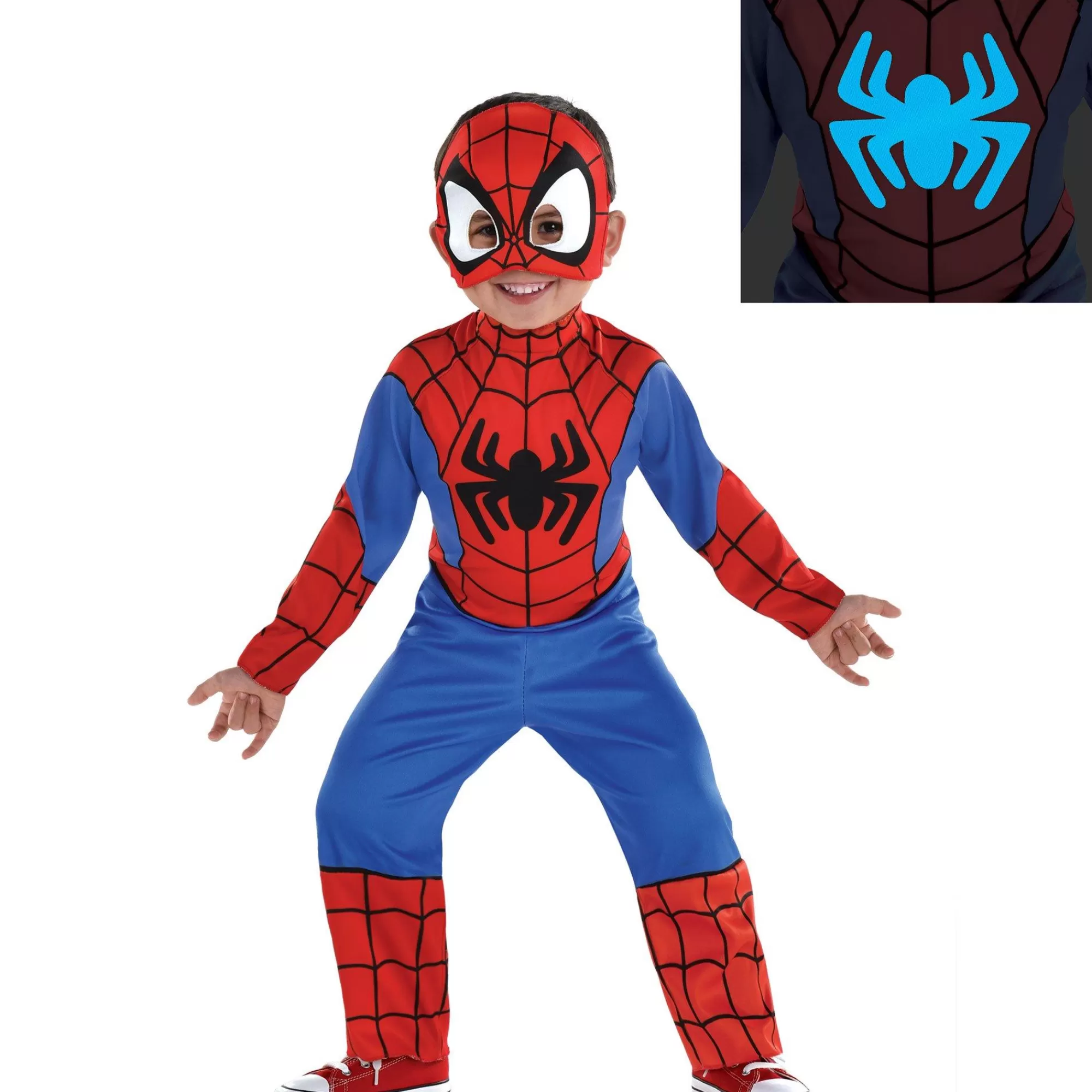 Boy Party City Superhero | Kids' Peter Parker Spider-Man Costume - Marvel Spidey & His Amazing Friends