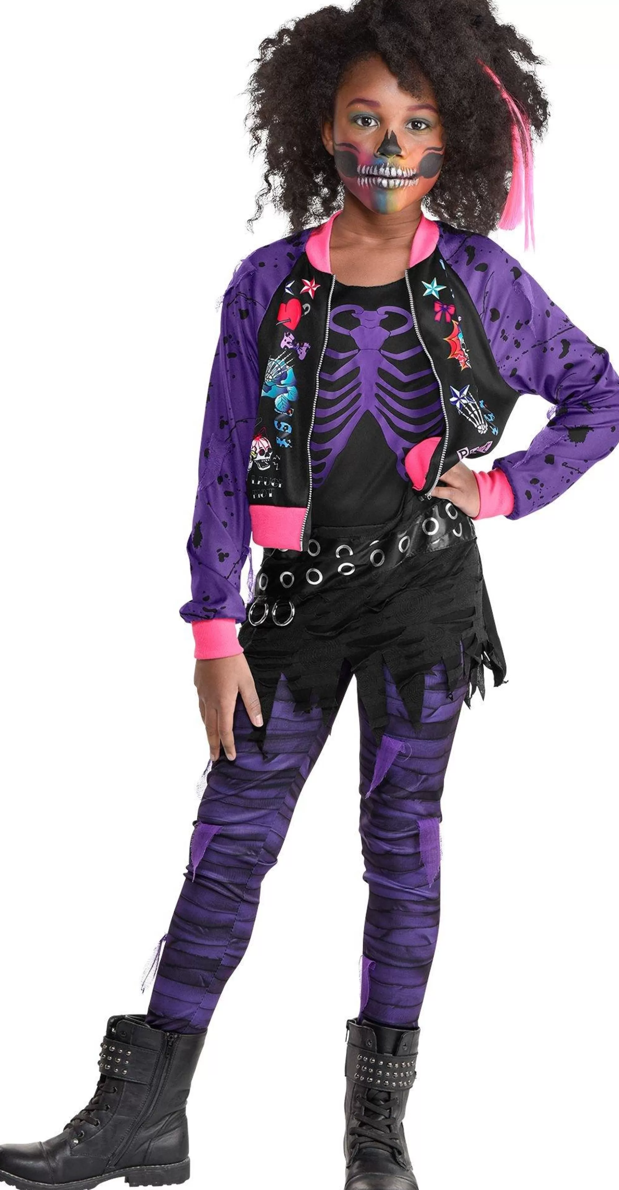 Girl Party City Scary | Kids' Punk Zombie Costume