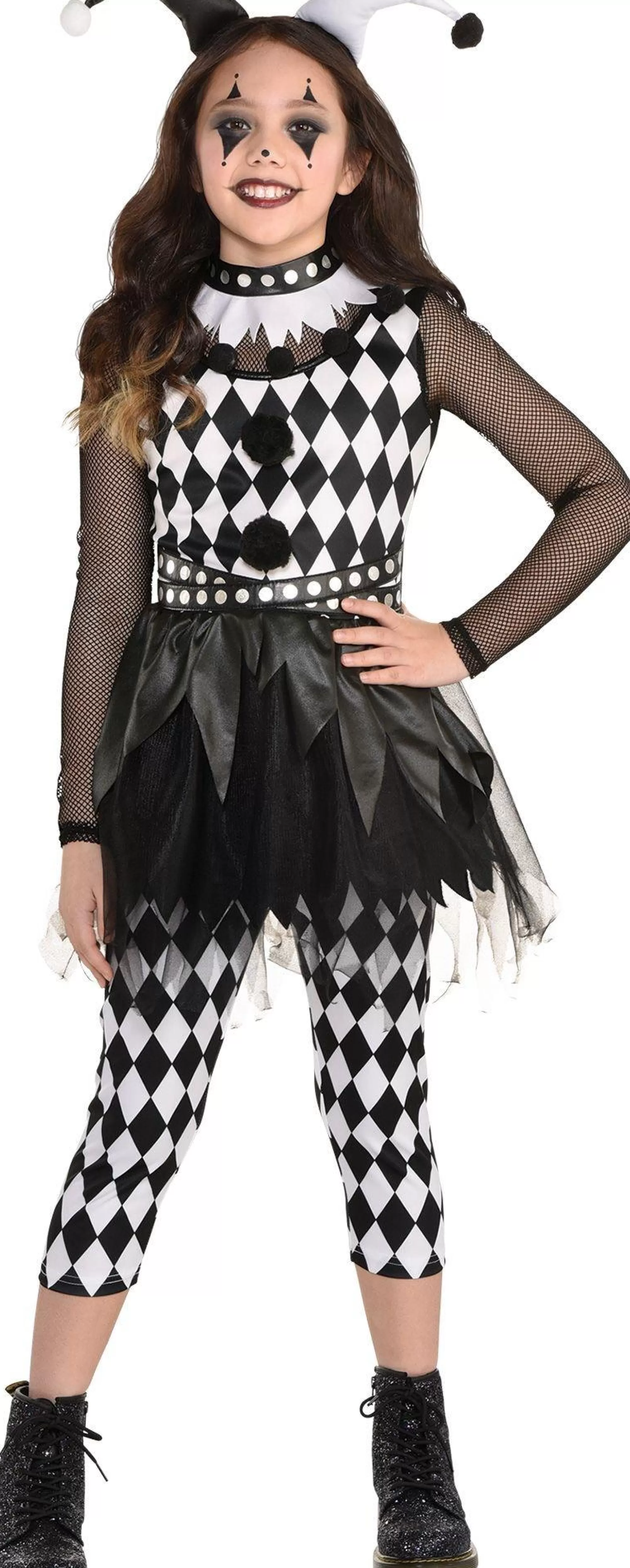 Girl Party City Scary | Kids' Punky Jester Costume