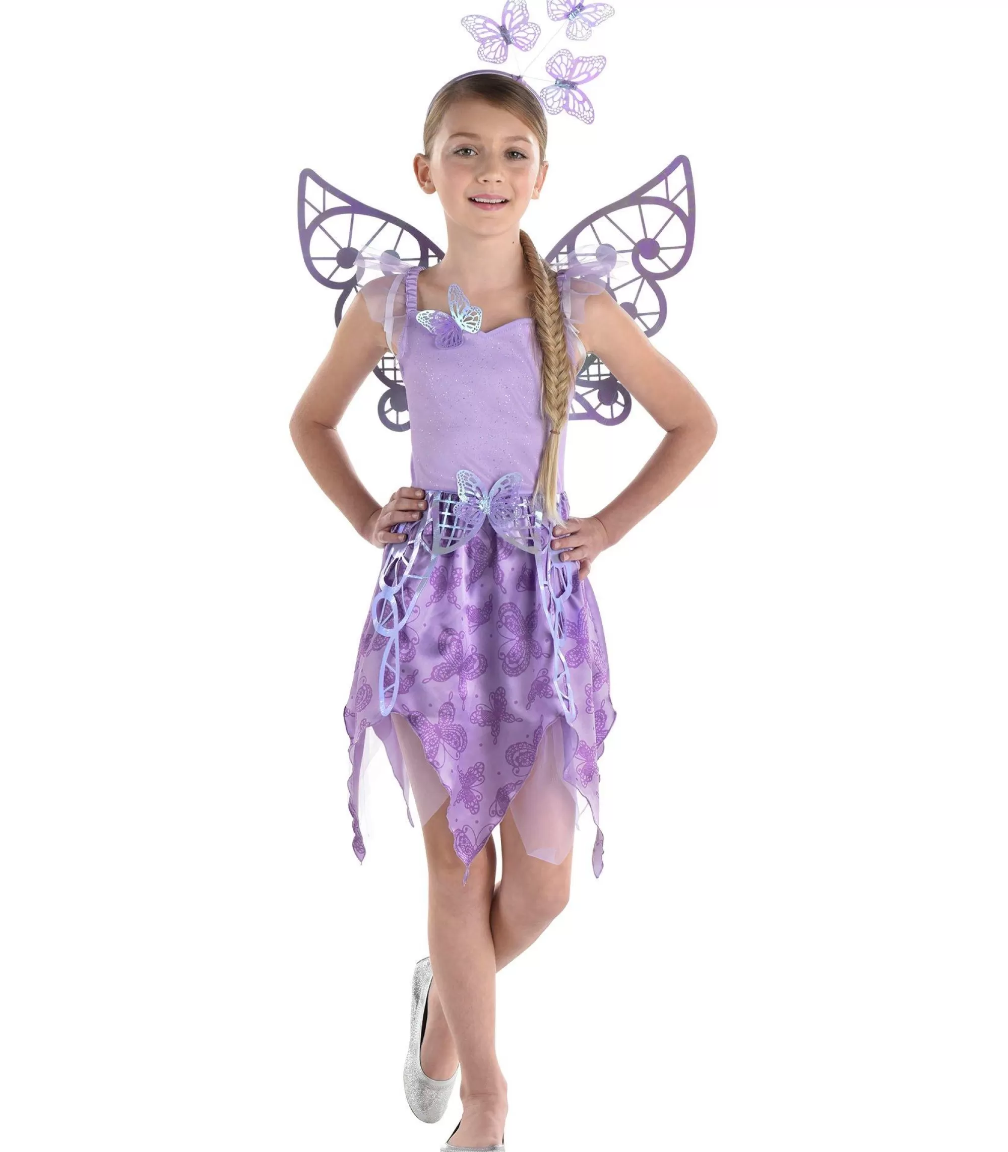 Girl Party City Animal & Bug | Kids' Shimmering Butterfly Costume