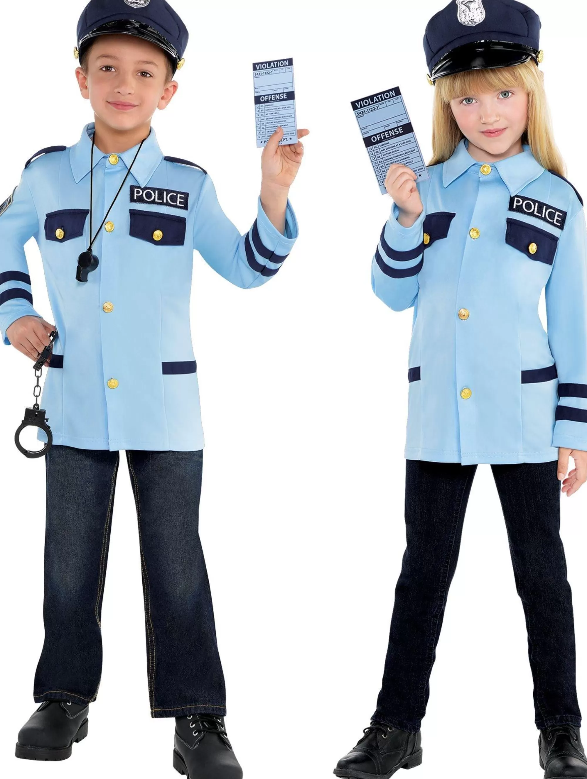 Boy Party City Career | Kids' Traffic Cop Costume