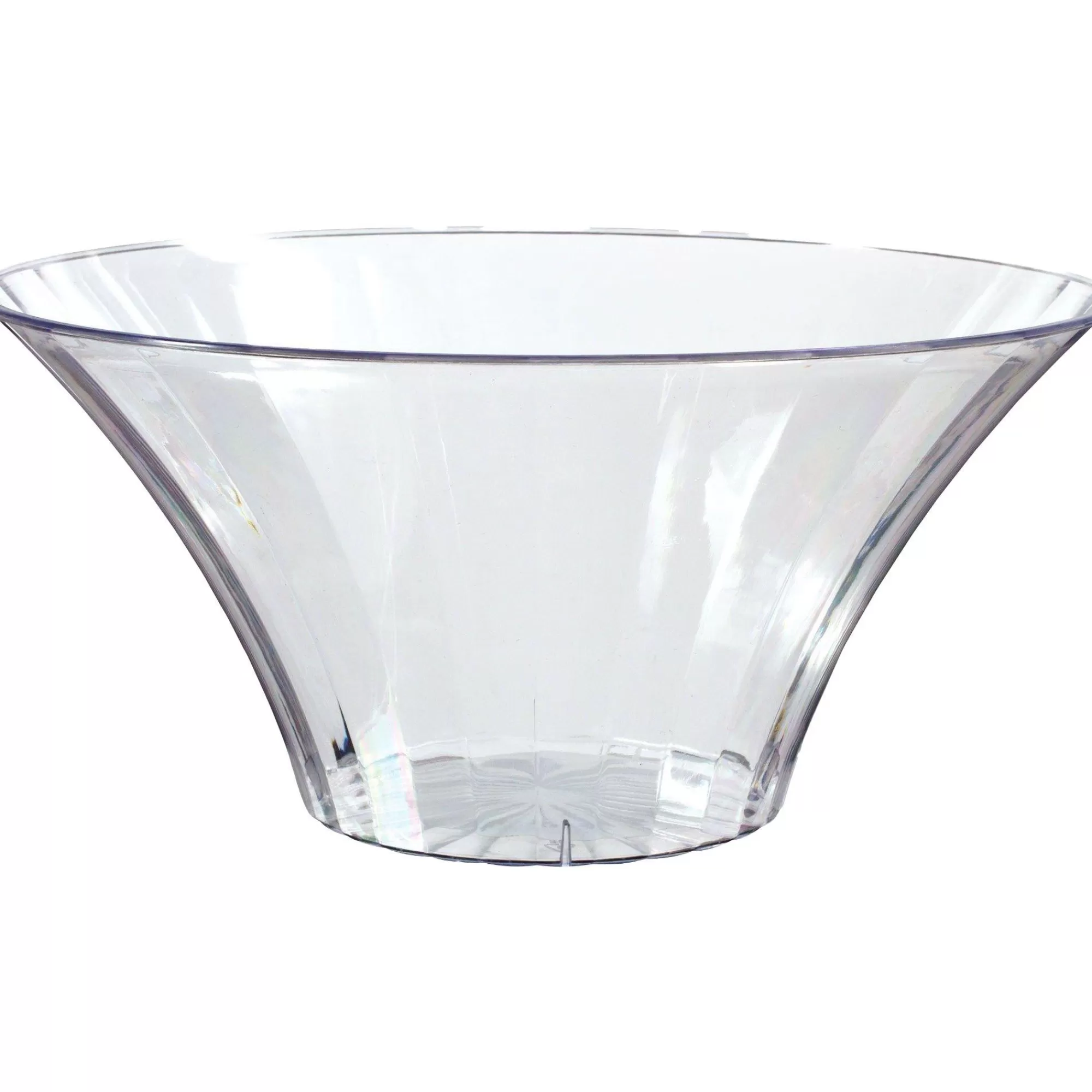 Party City Candy Buffet By Color-Large Plastic Flared Bowl Clear