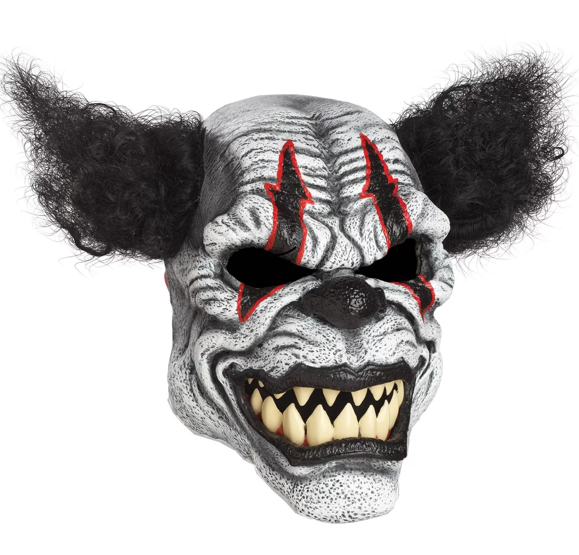 Party City Creepy Clown-Last Laugh Motion Clown Mask