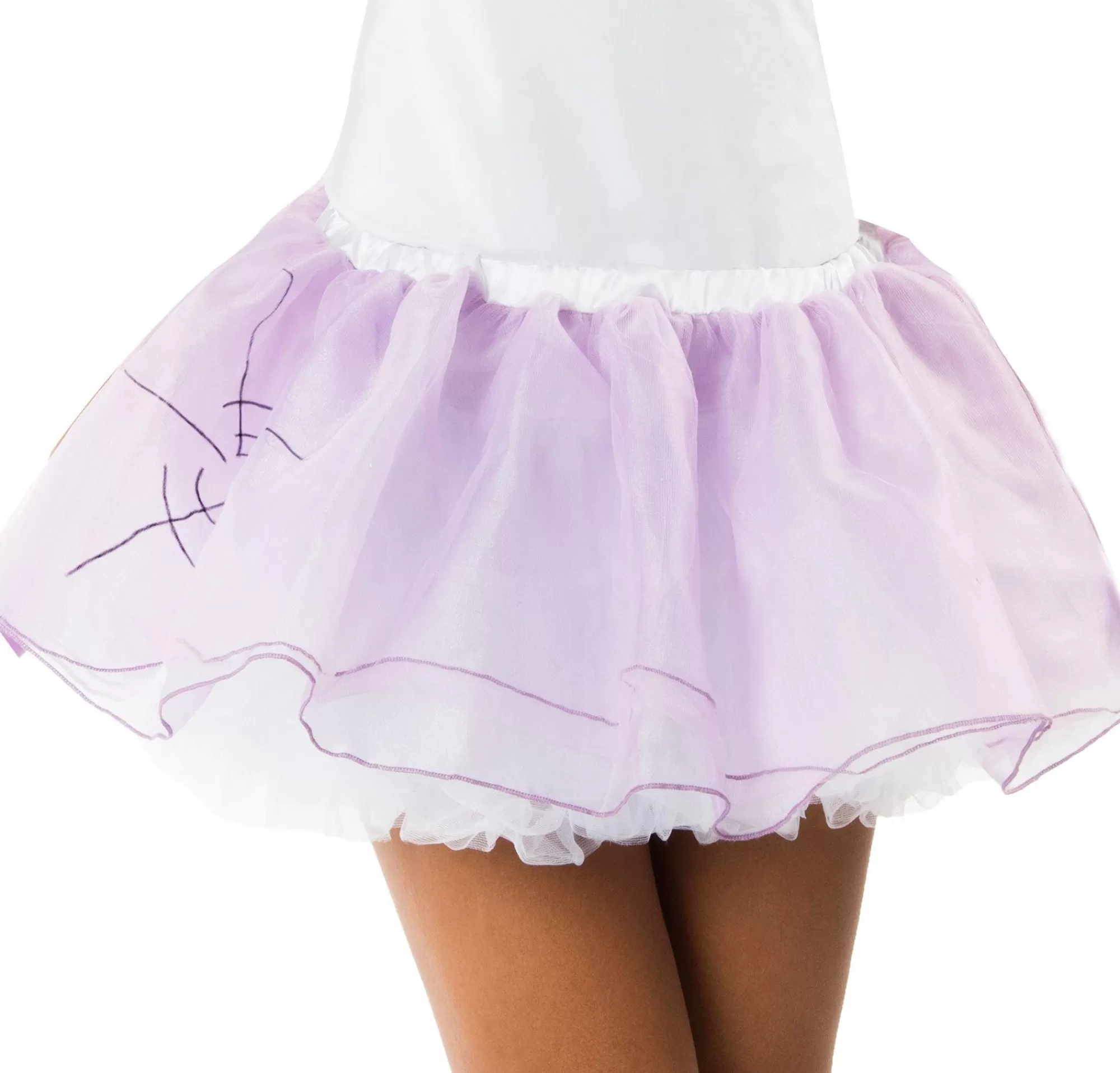 Party City Tutus, Skirts-Lavender Broken Doll Tutu For Adults