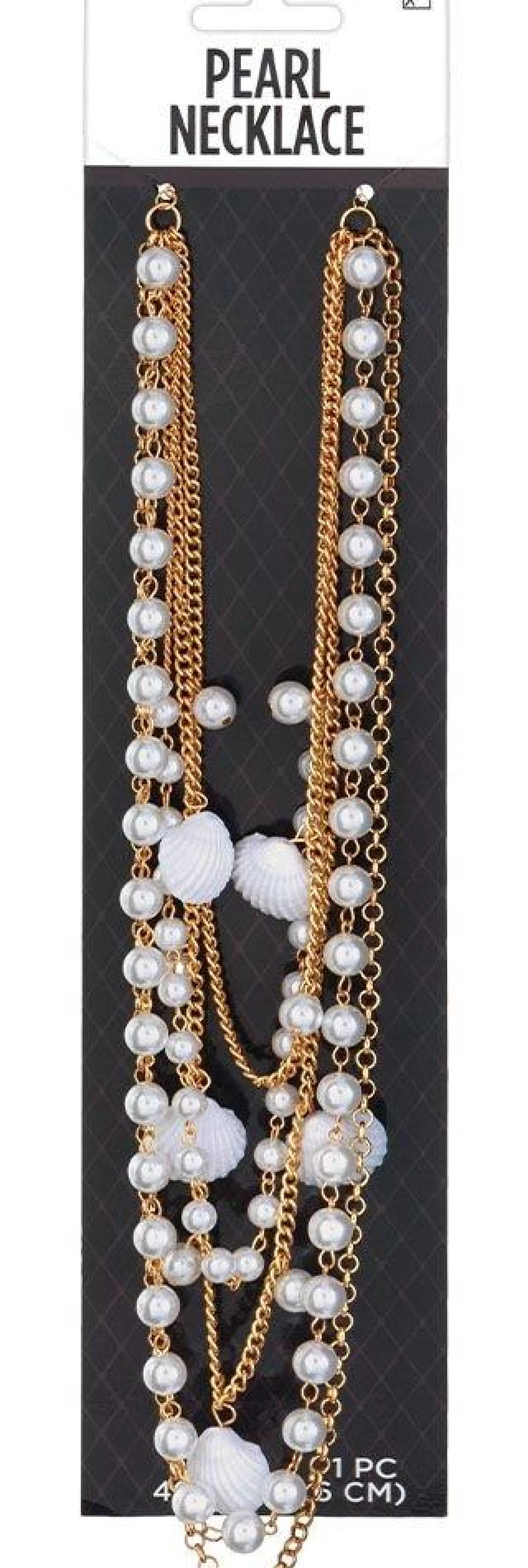 Party City Jewelry-Layered Pearl Necklace With Gold Chain