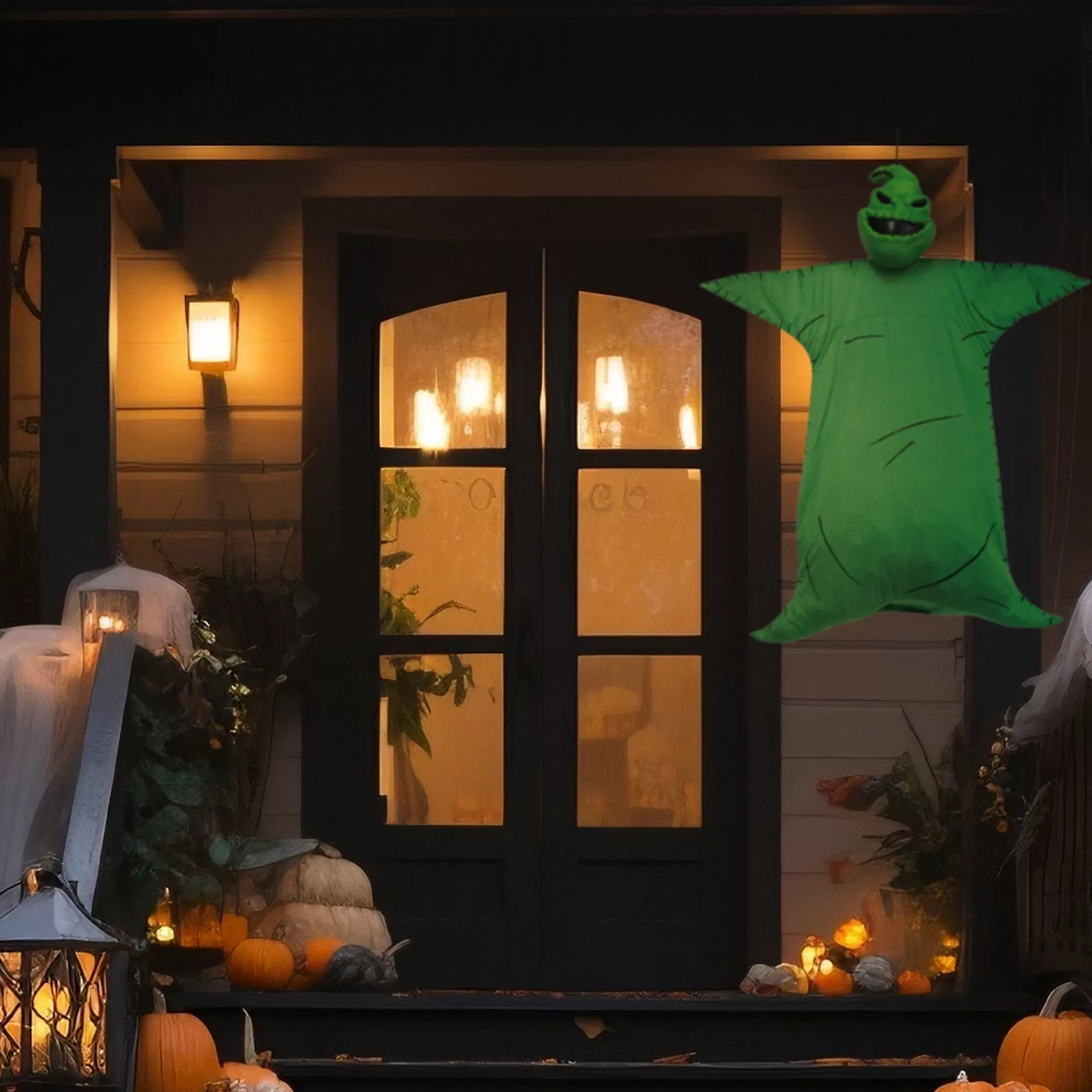 Party City The Nightmare Before Christmas | Life-Size Oogie Boogie, 47.5In X 52In - The Nightmare Before Christmas