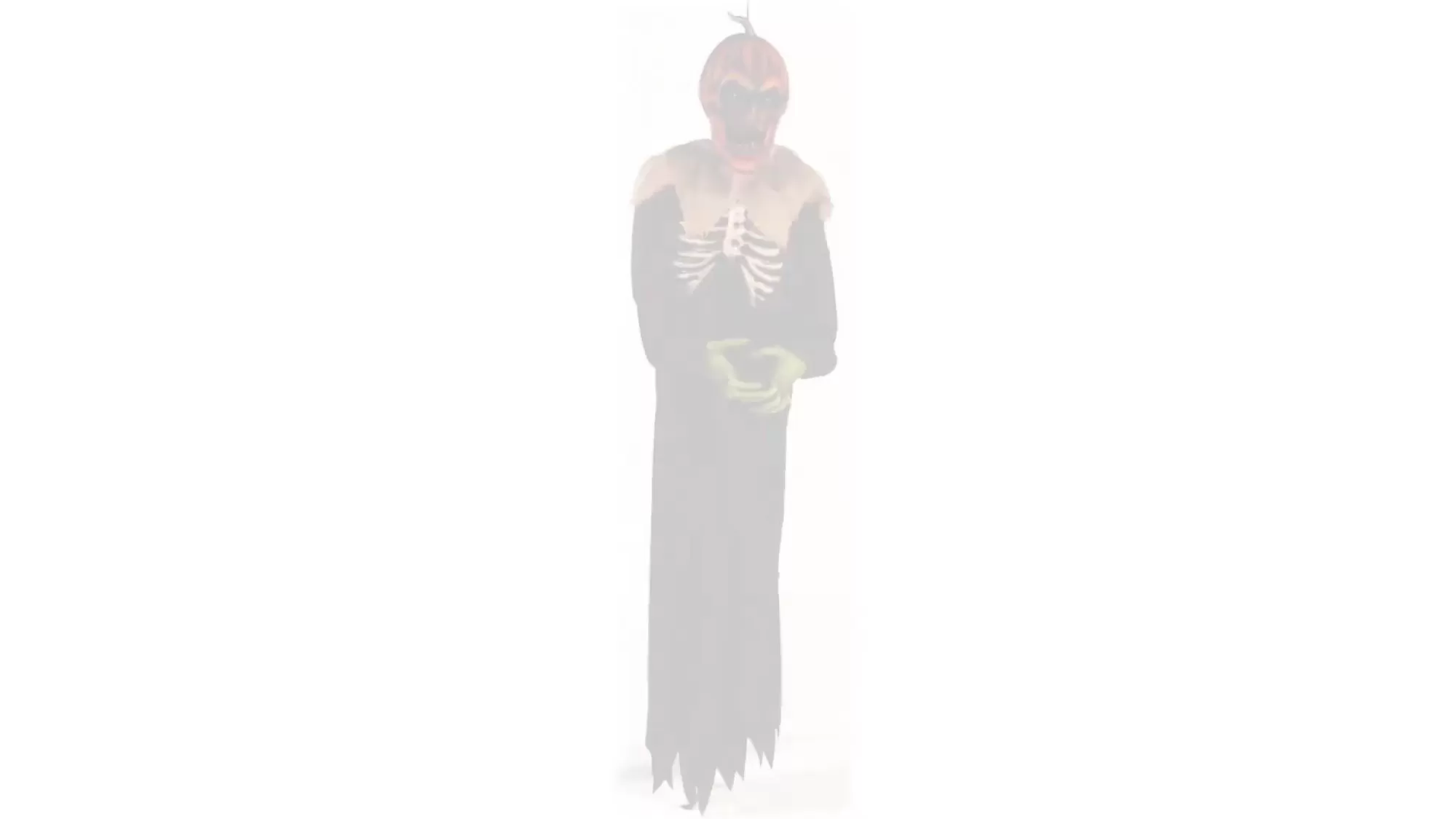 Party City Hanging Decorations | Light-Up & Talking Jack-O'-Lantern Ghoul Hanging Decoration, 6Ft