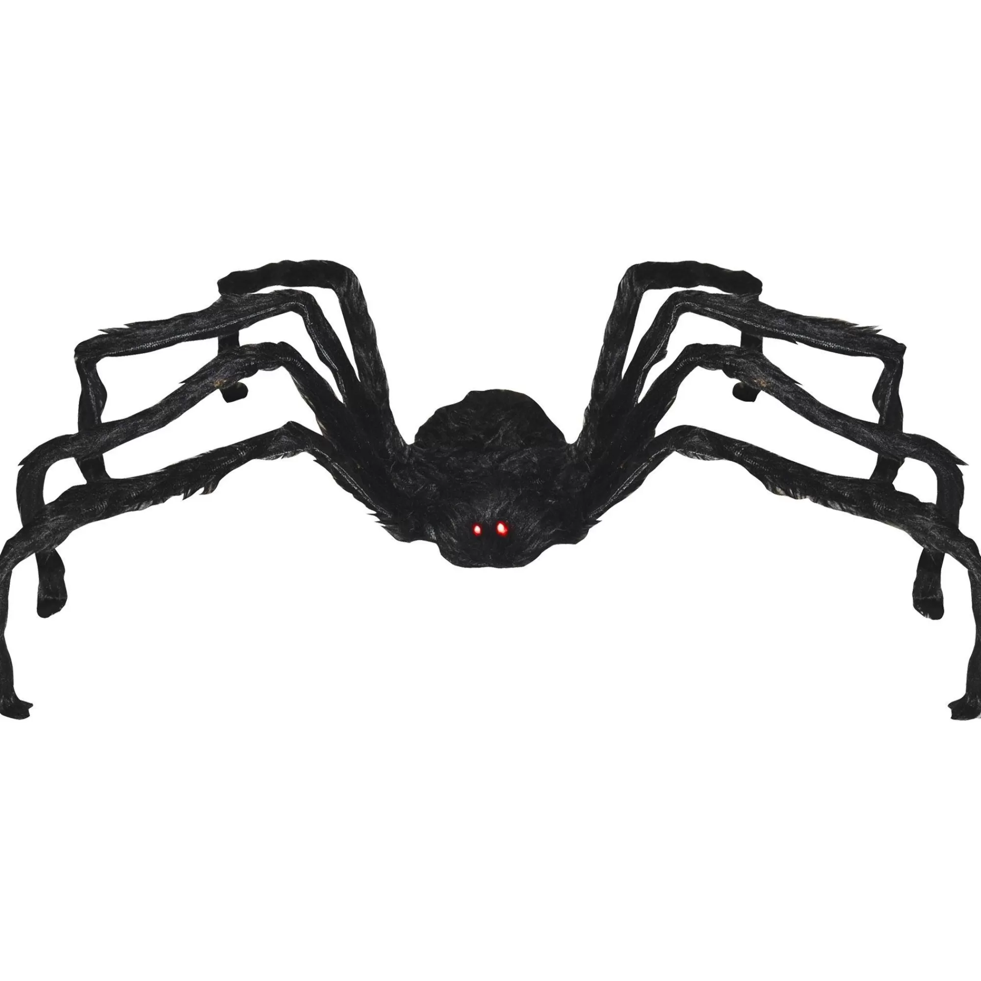 Party City Spiderweb Night | Light-Up Animated Giant Walking Spider Fabric & Foam Decoration With Sounds, 39.4In