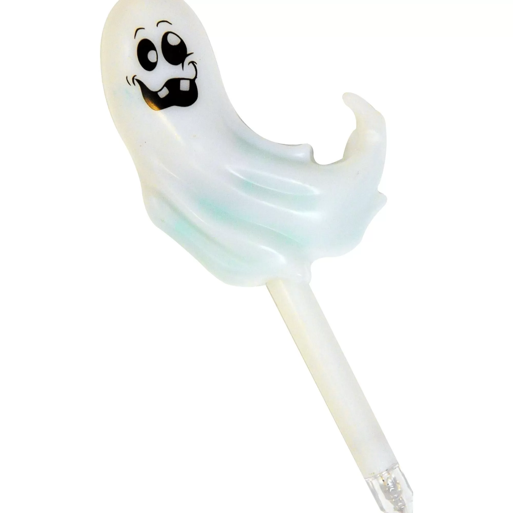 Party City Strobe Lights & Black Lights | Light-Up Color Change Ghost Plastic Pumpkin Stake Decoration