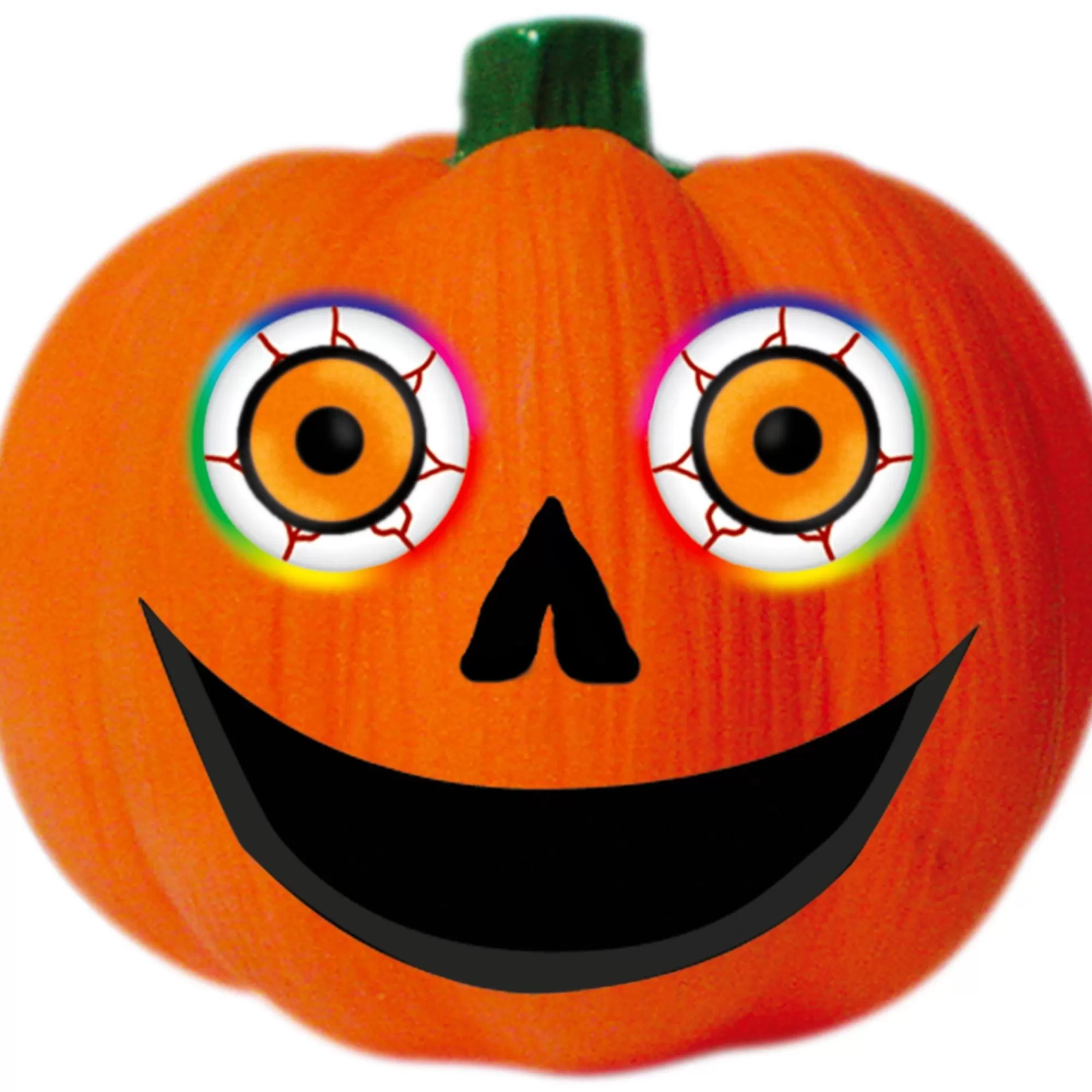 Party City Strobe Lights & Black Lights | Light-Up Color Changing Pumpkin Eyeballs 2Ct