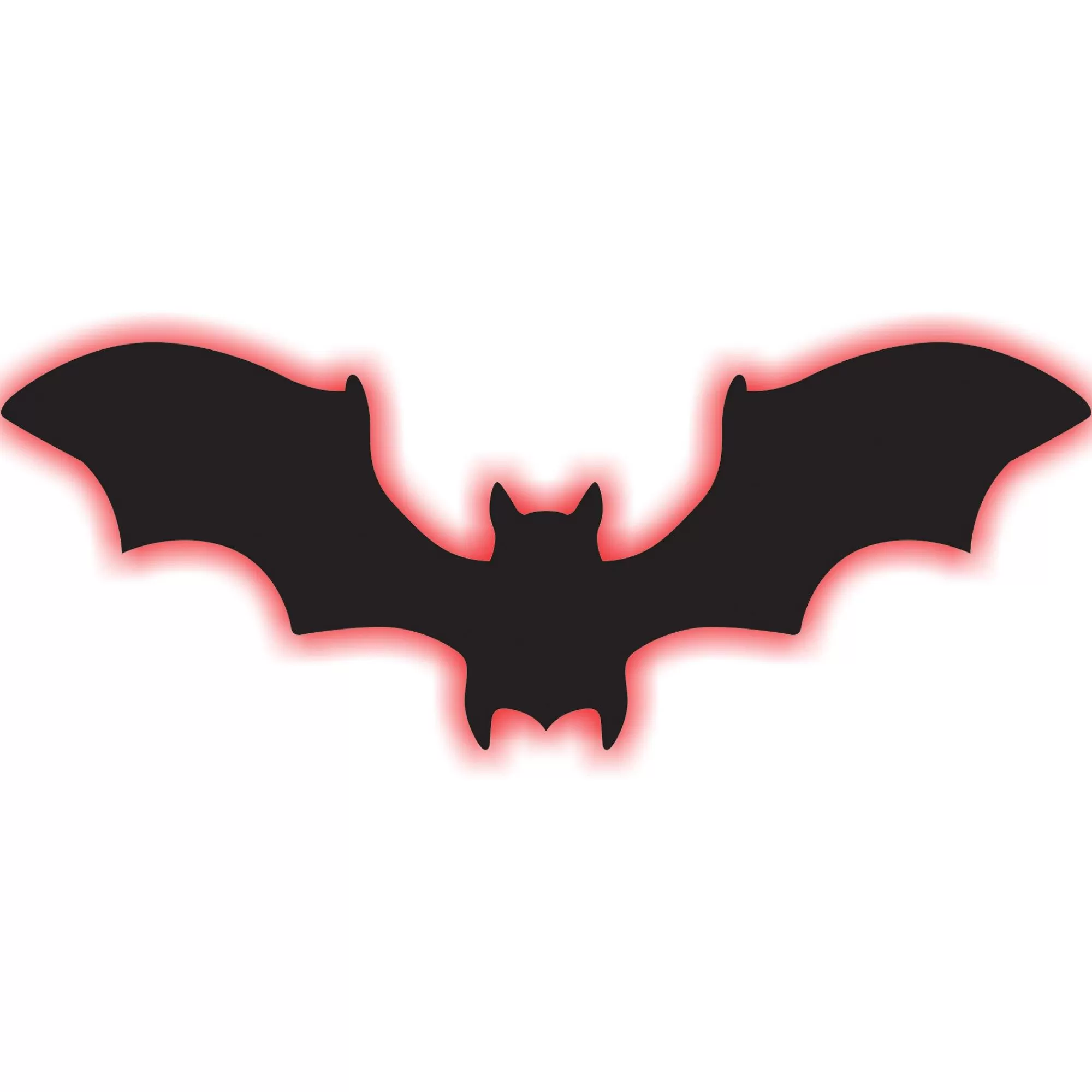 Party City Decorations | Light-Up Fiberboard Led Bat Sign, 16.6In X 6.1In