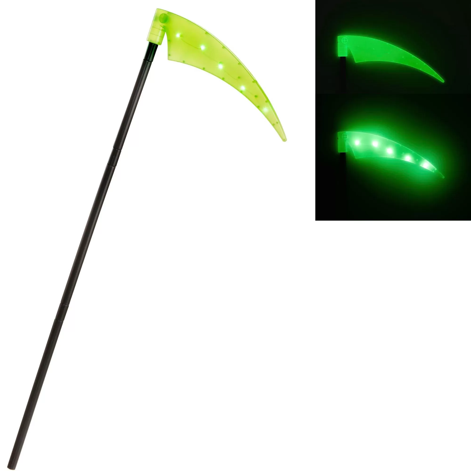 Party City Weapons-Light-Up Glow-In-The-Dark Scythe, 51.5In