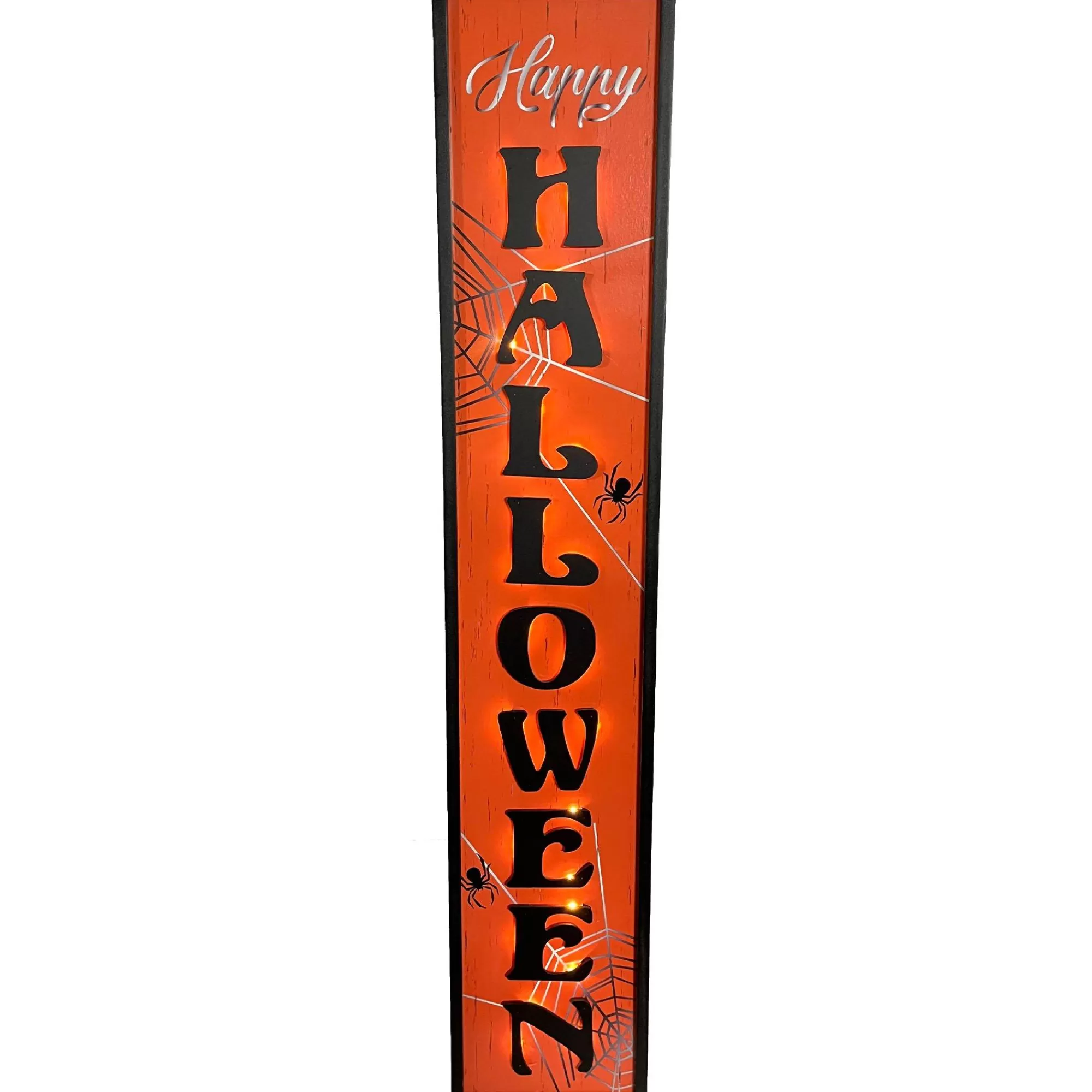 Party City Door Décor & Signs | Light-Up Happy Halloween Mdf Porch Sign, 42In