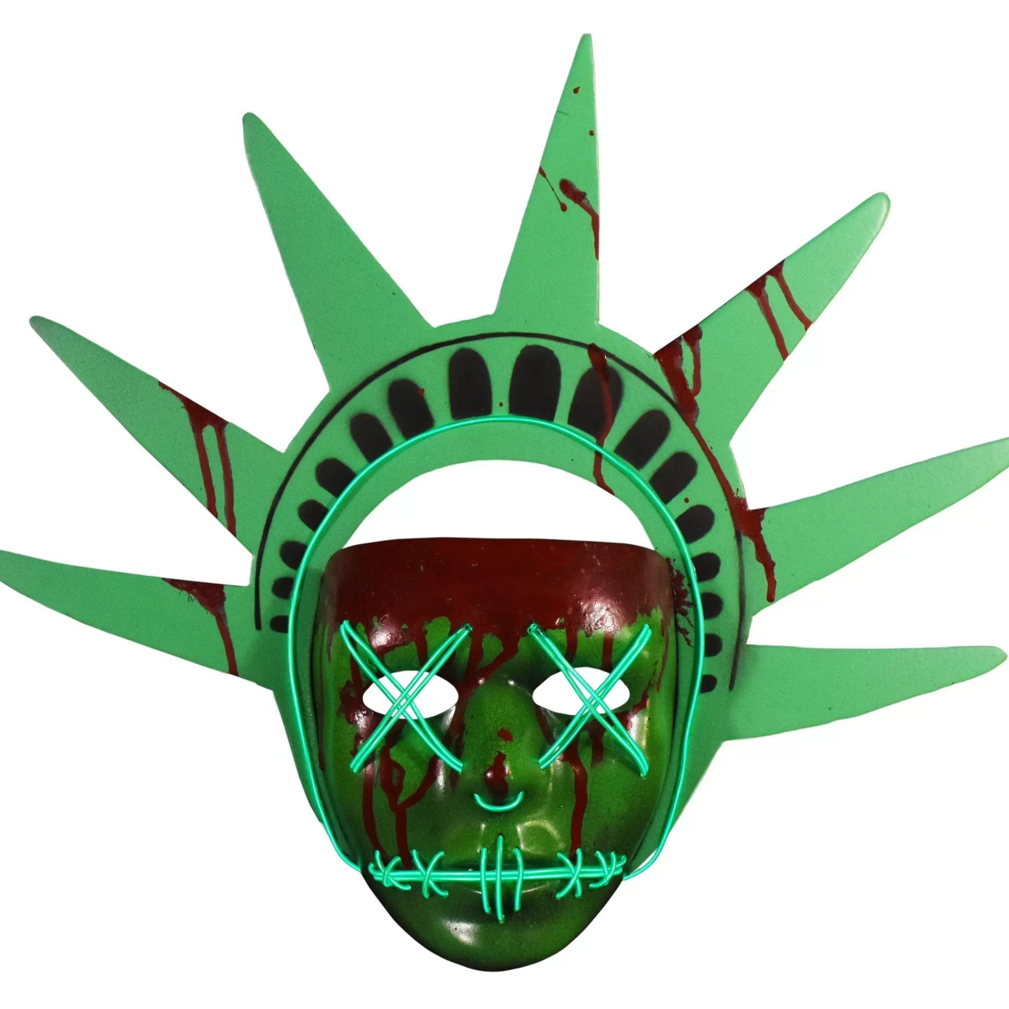 Party City The Purge-Light-Up Lady Liberty Mask - The Purge: Election Year