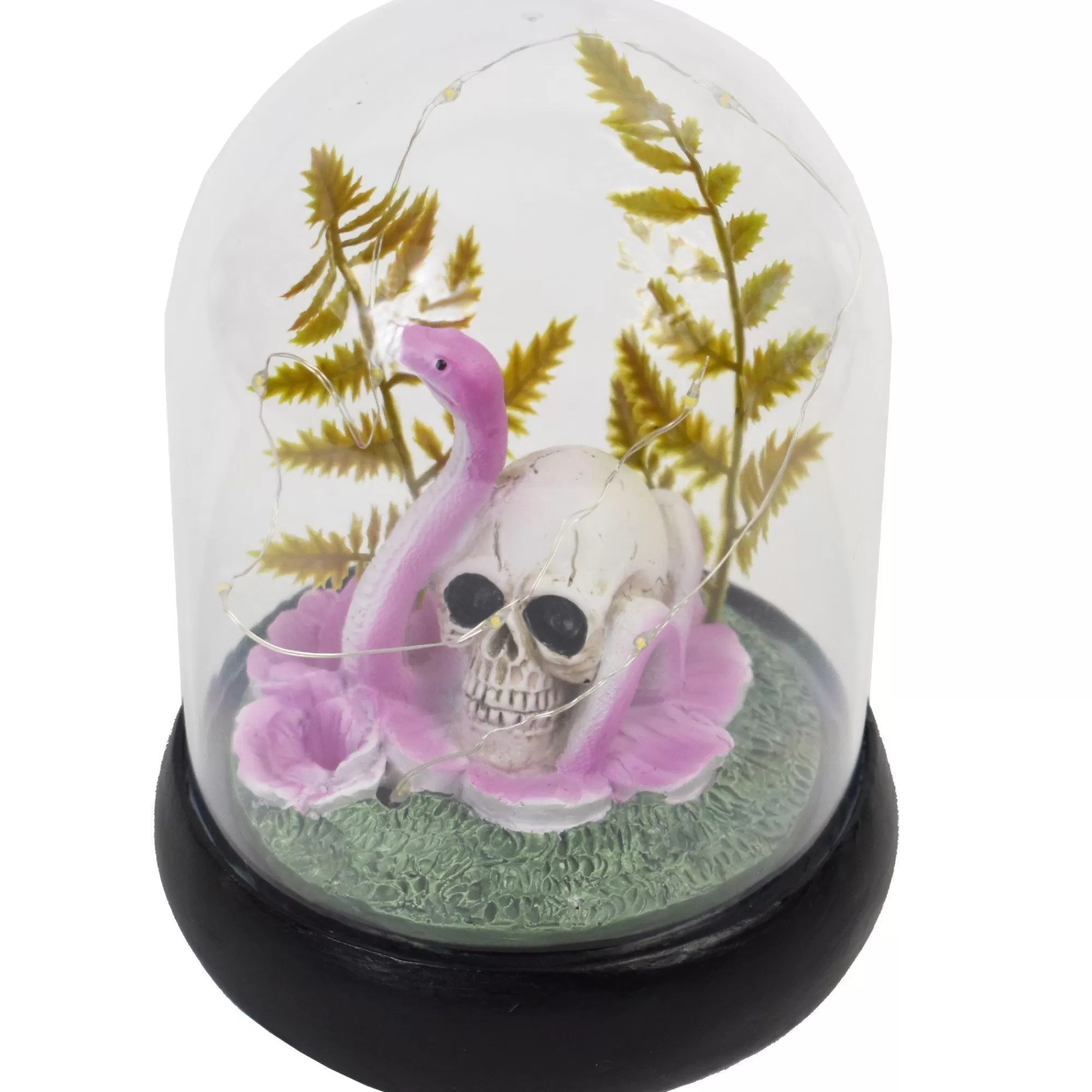 Party City Table Décor & Centerpieces | Light-Up Resin Skull & Snake Dome, 6In X 5In