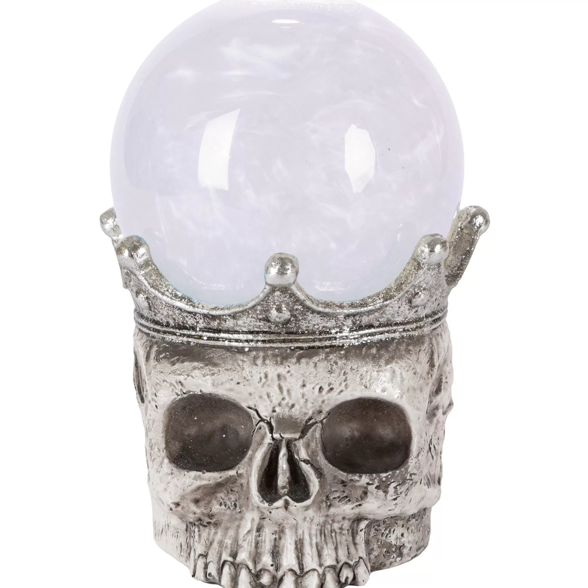 Party City Table Décor & Centerpieces | Light-Up Smoky Led Plastic Skull Water Globe, 7.5In