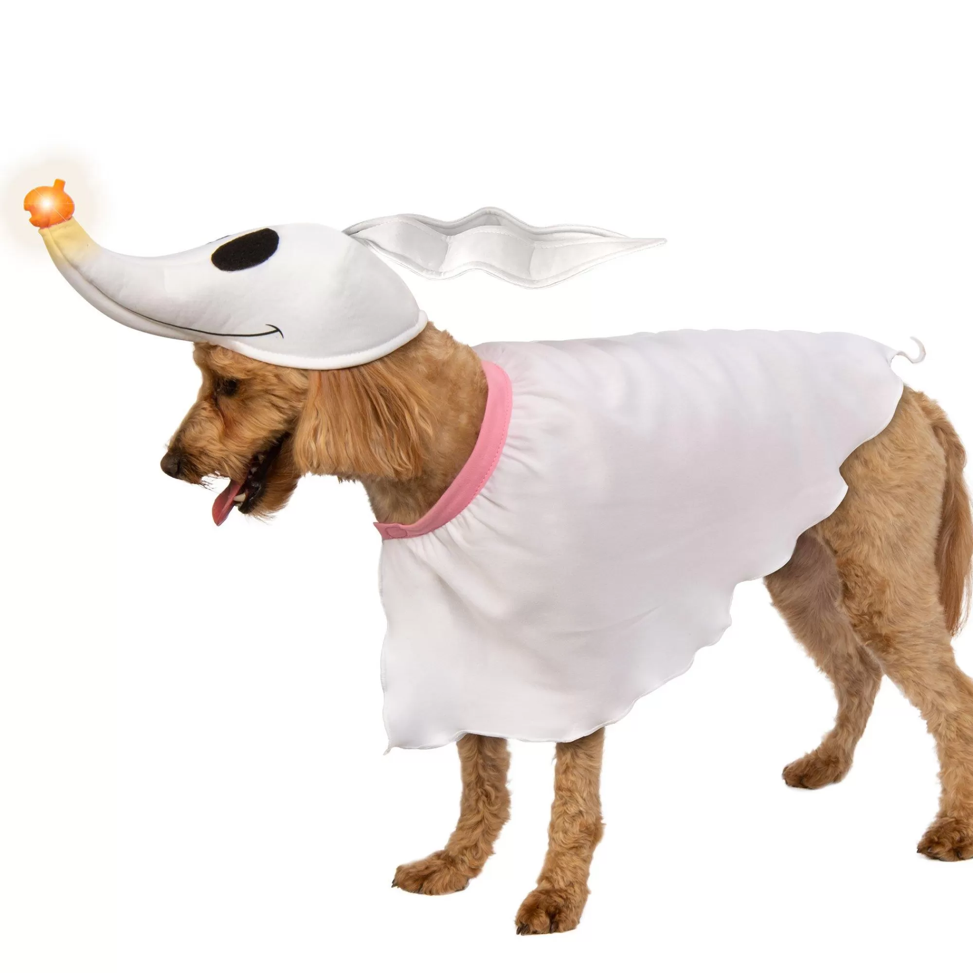 Party City Dog & Pet Costumes-Light-Up Zero Dog Costume - Nightmare Before Christmas