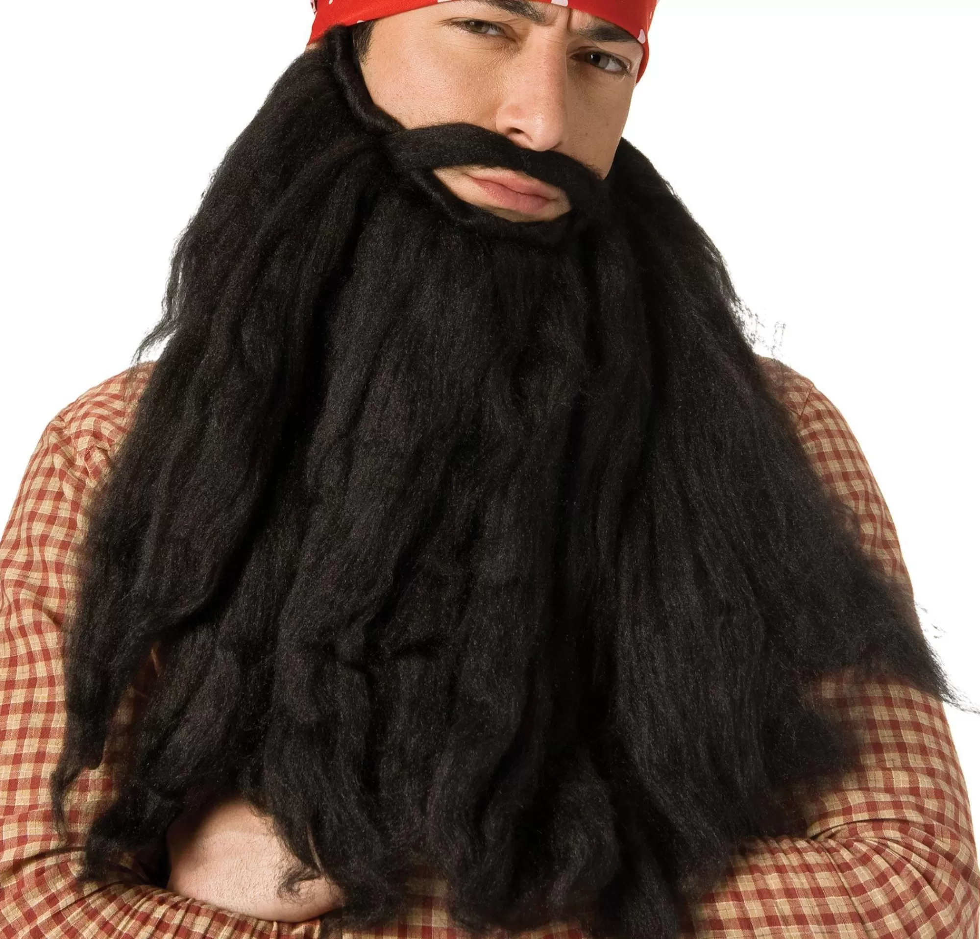 Party City Facial Hair-Long Black Pirate Beard