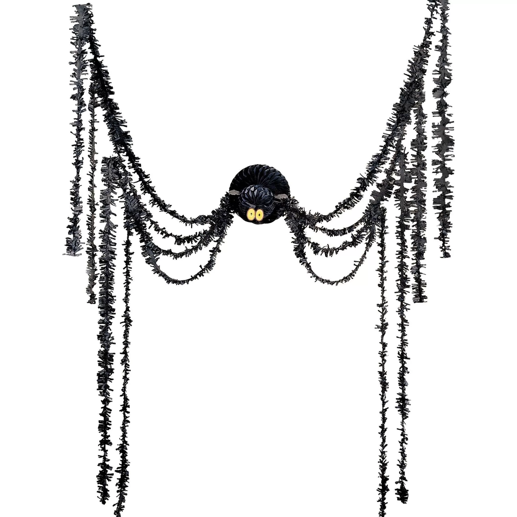 Party City Spiders & Webbing | Long Leg Spider Hanging Decoration, 12Ft