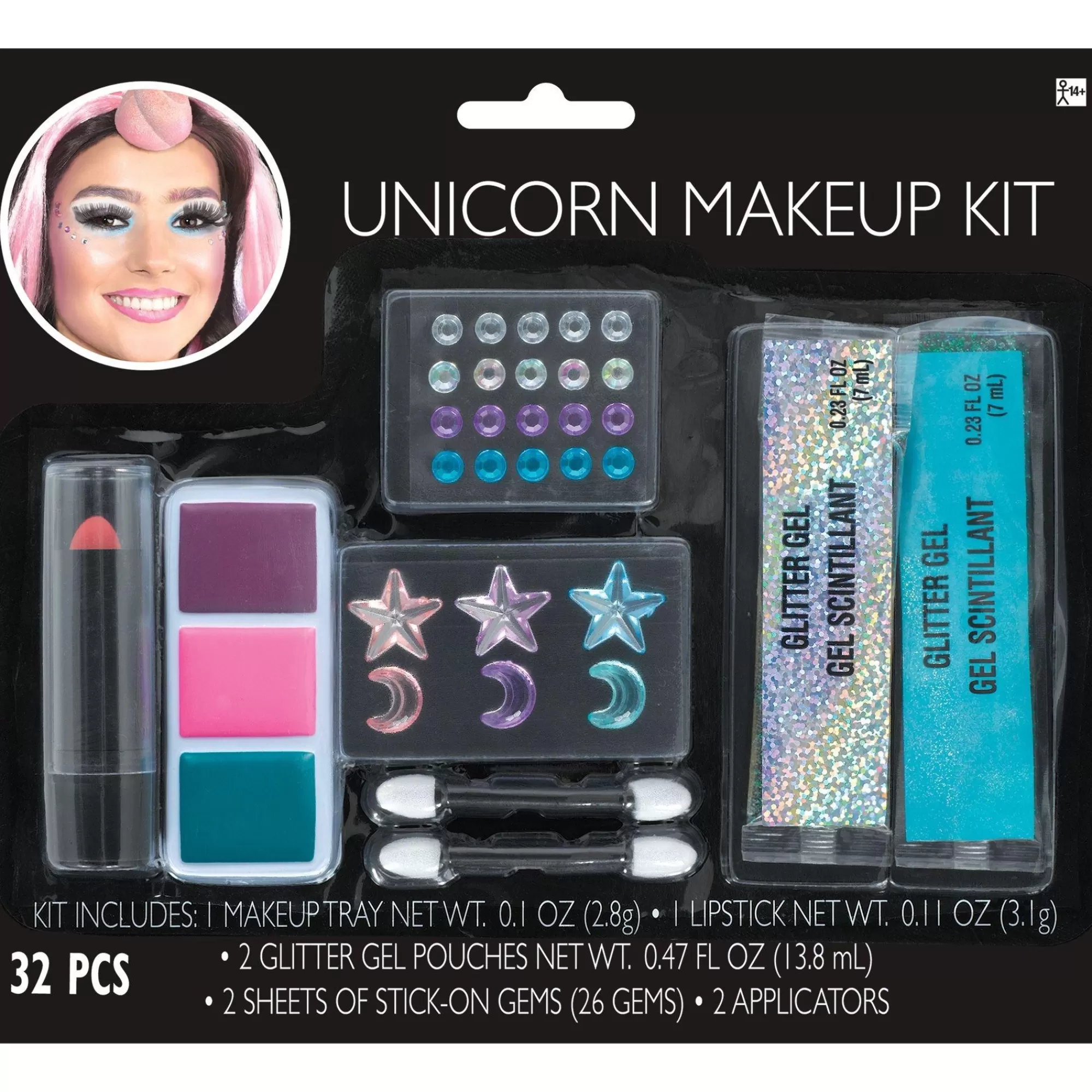 Party City Makeup-Magical Unicorn Makeup Kit