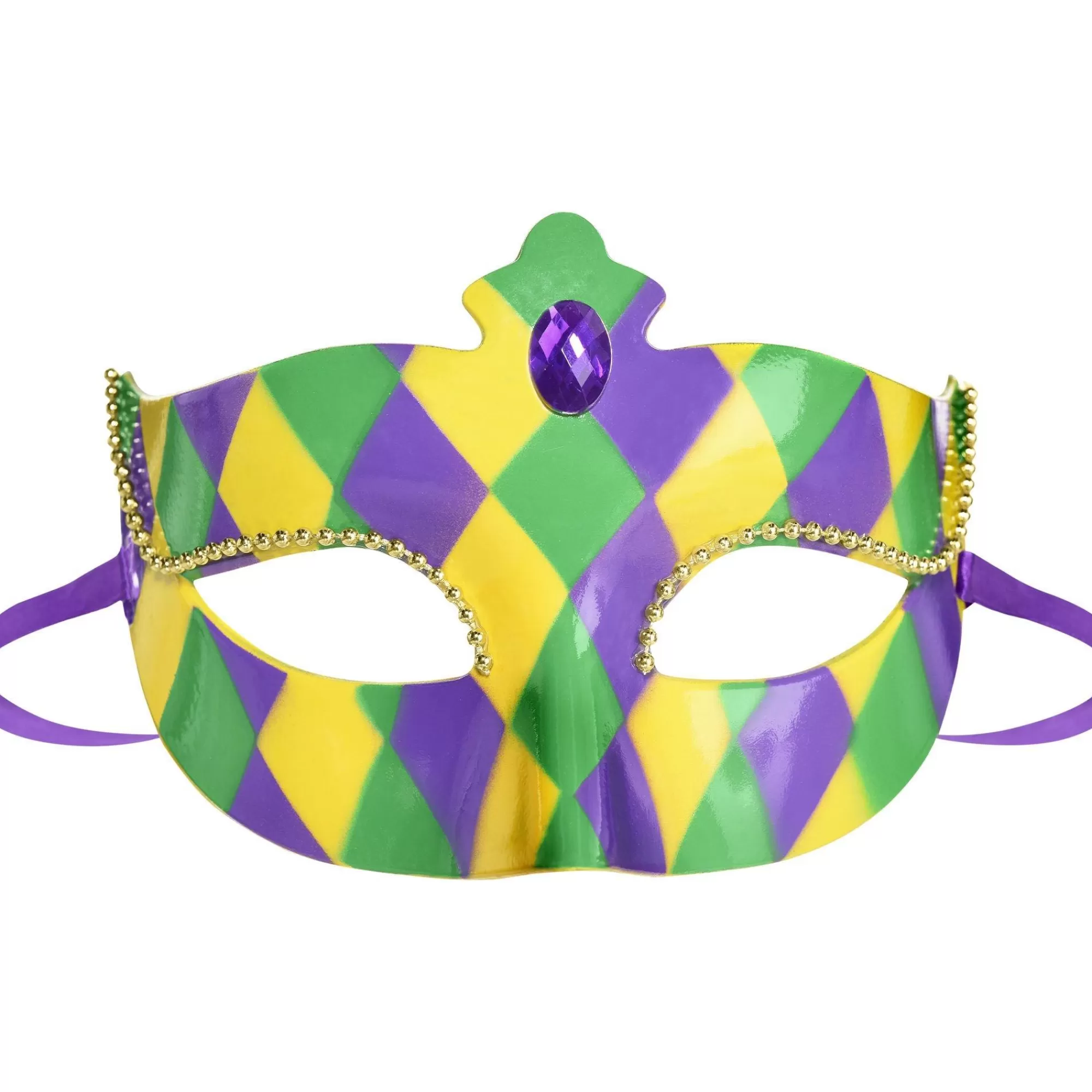 Party City Masquerade-Mardi Gras Harlequin Masquerade Mask