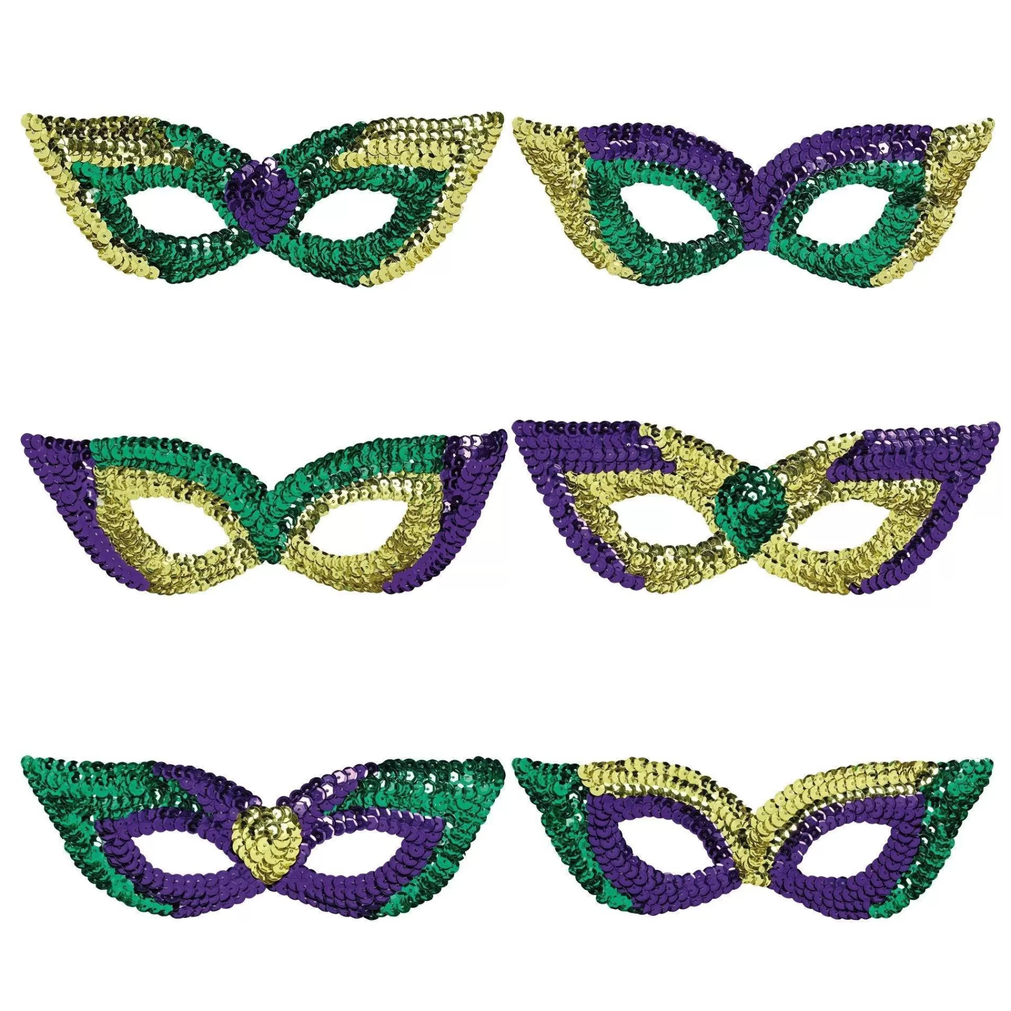 Party City Masquerade-Mardi Gras Party Kit 24Pc