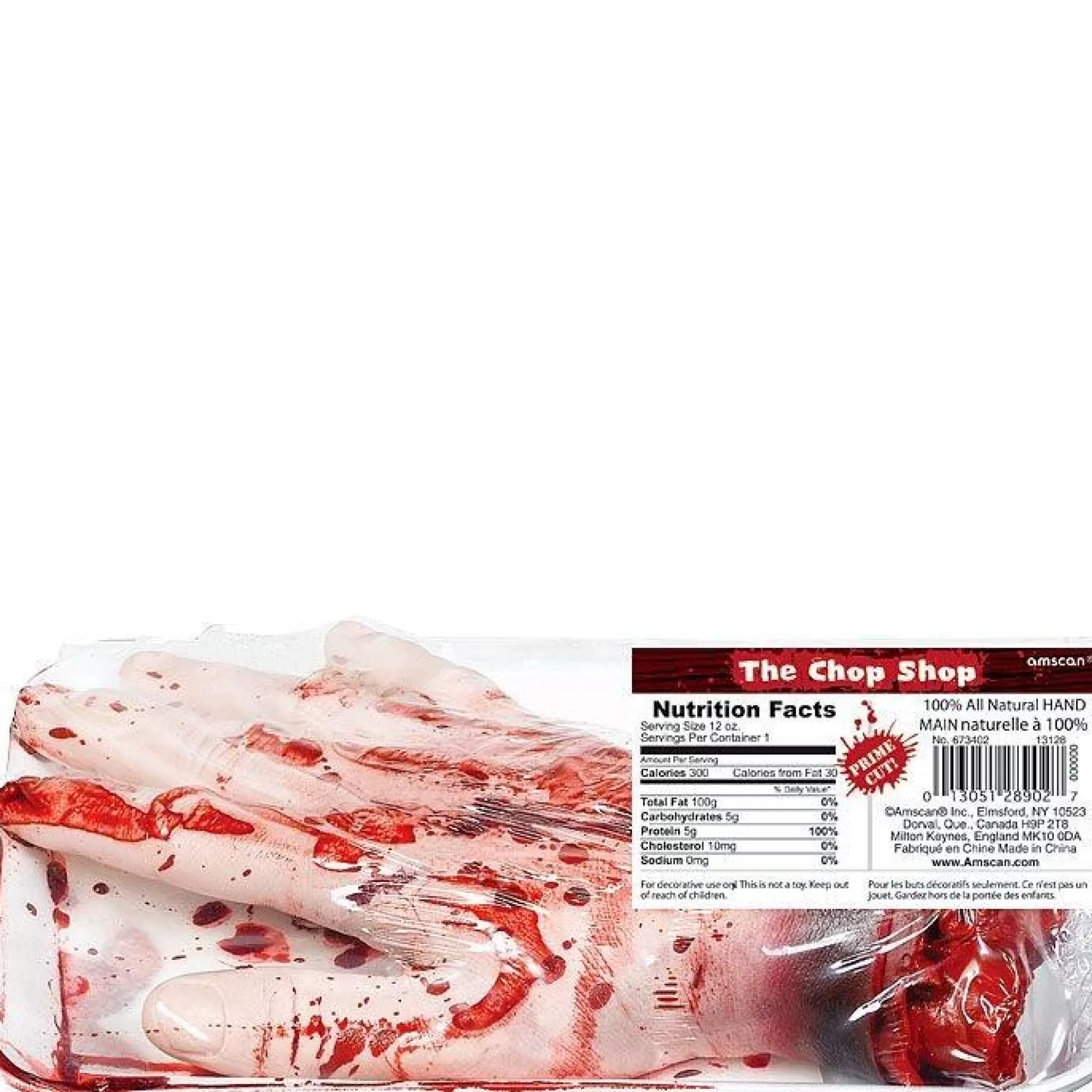 Party City Chop Shop | Meat Market Hand Prop