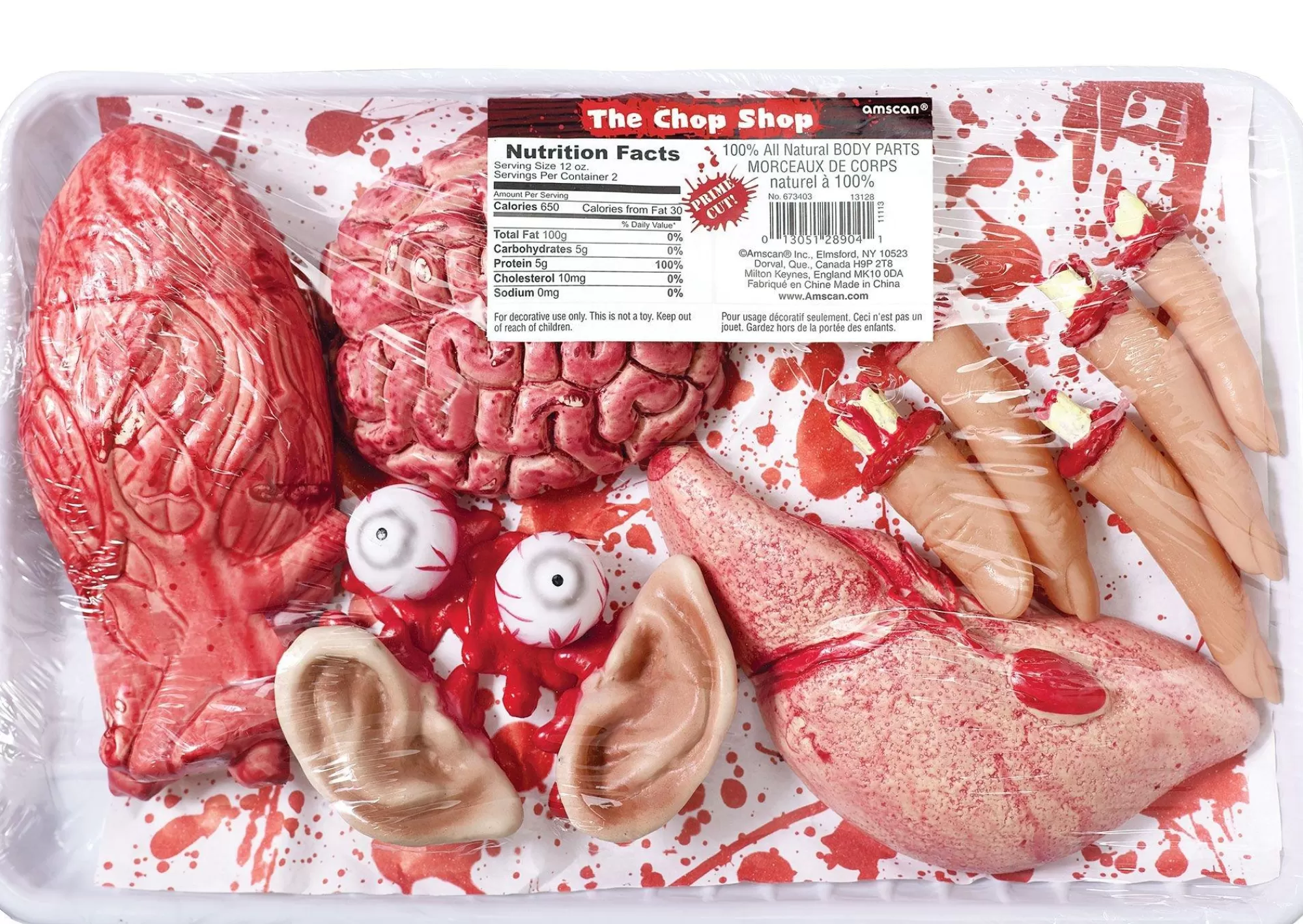 Party City Get Axed | Meat Market Props 12Pc