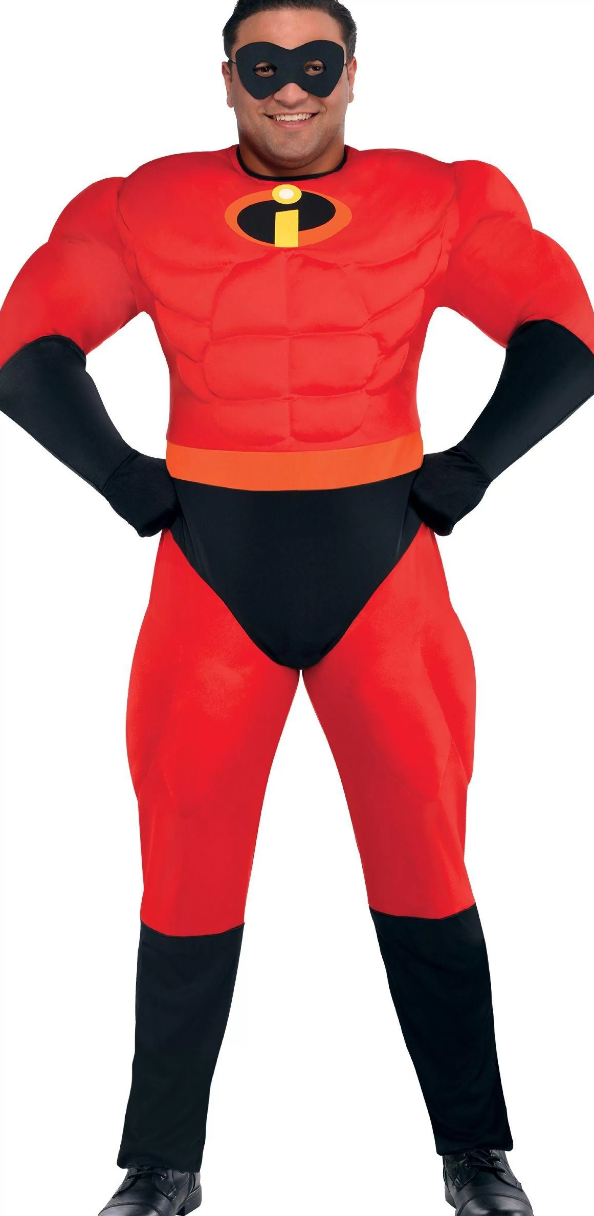 Party City Superhero-Mens Mr. Incredible Muscle Costume Plus Size - The Incredibles
