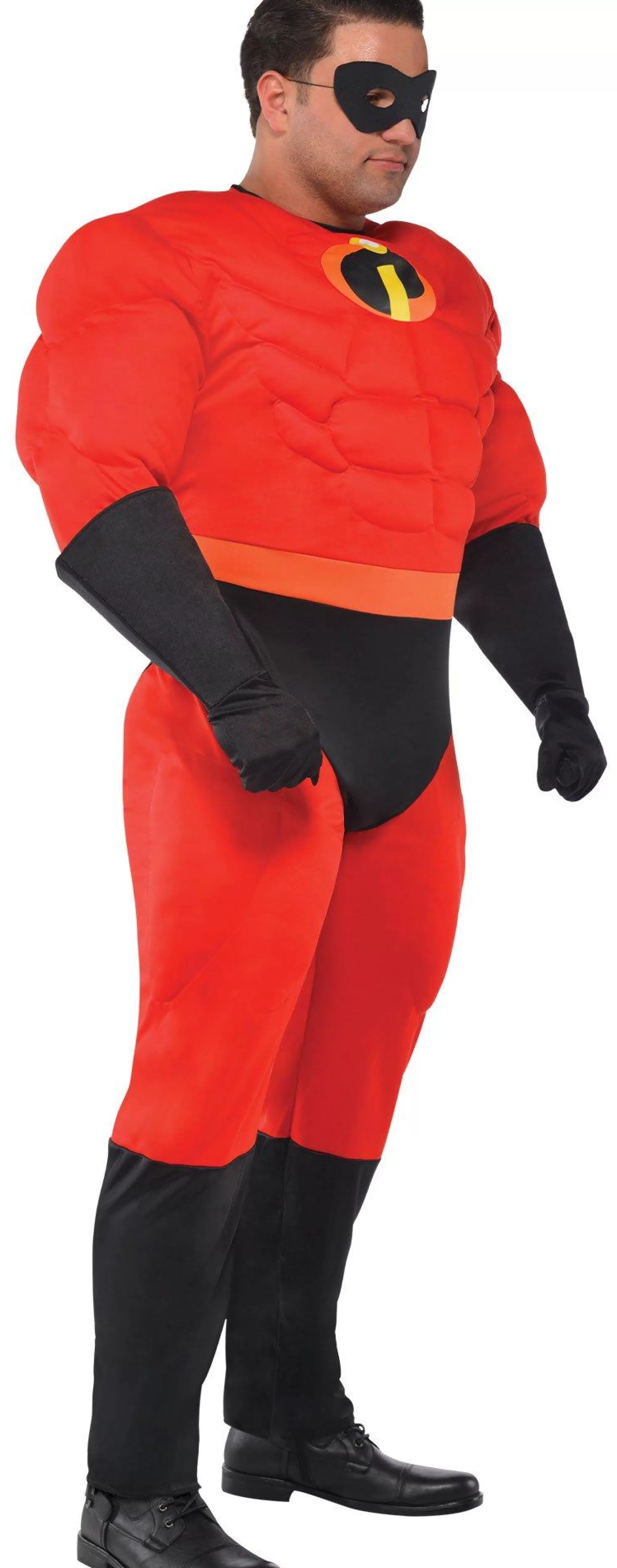 Party City Superhero-Mens Mr. Incredible Muscle Costume Plus Size - The Incredibles