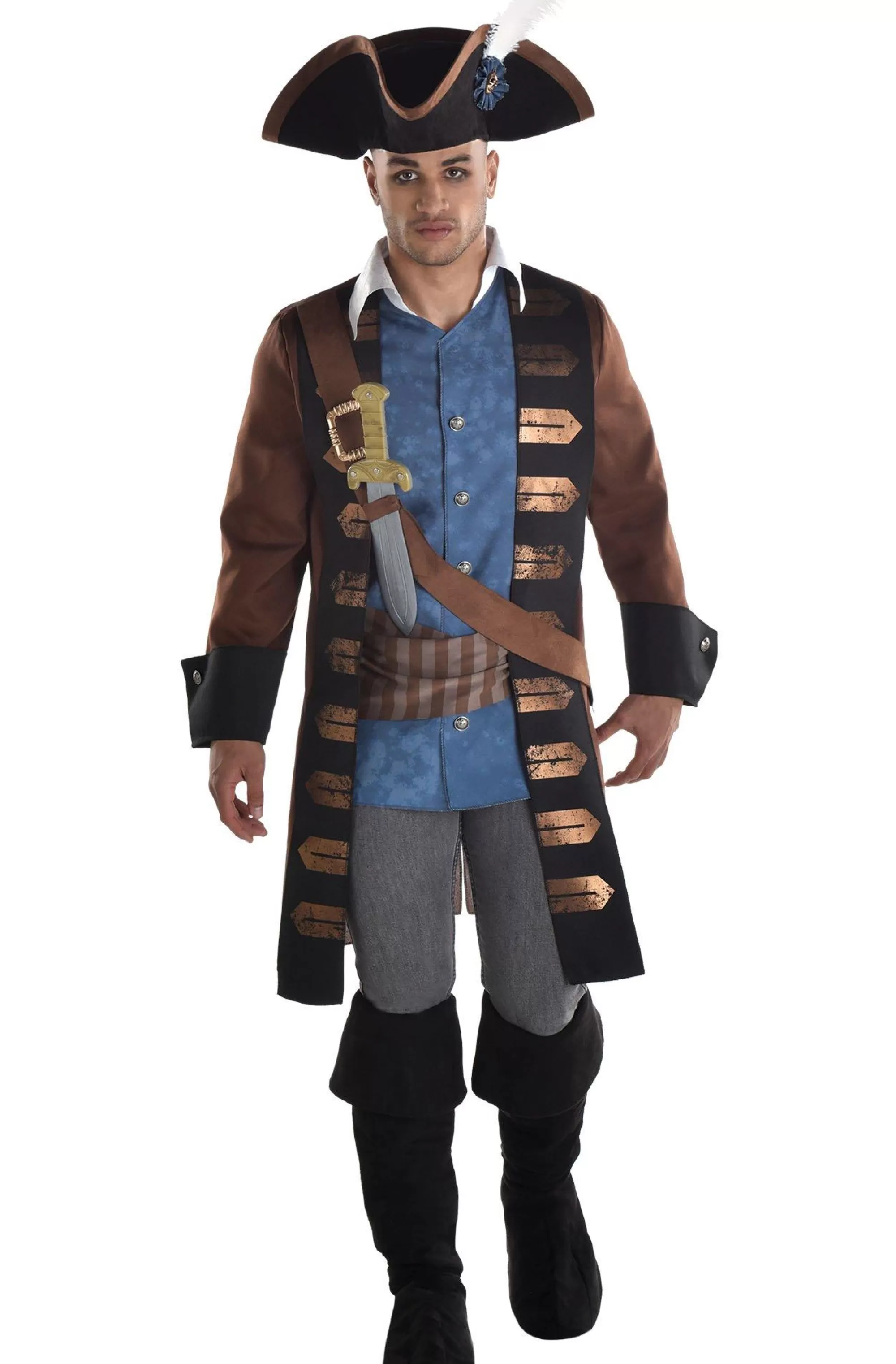 Party City Pirate-Men's Shipwrecked Pirate Costume