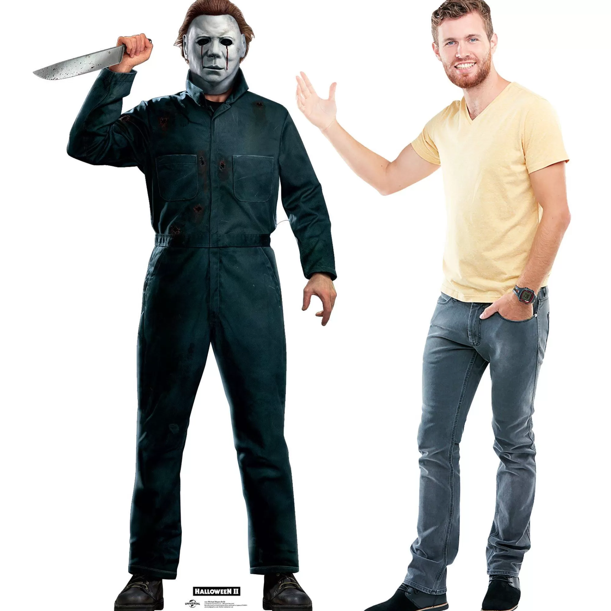Party City Get Axed | Michael Myers Life-Size Cardboard Cutout, 6Ft 2In - Halloween Ii