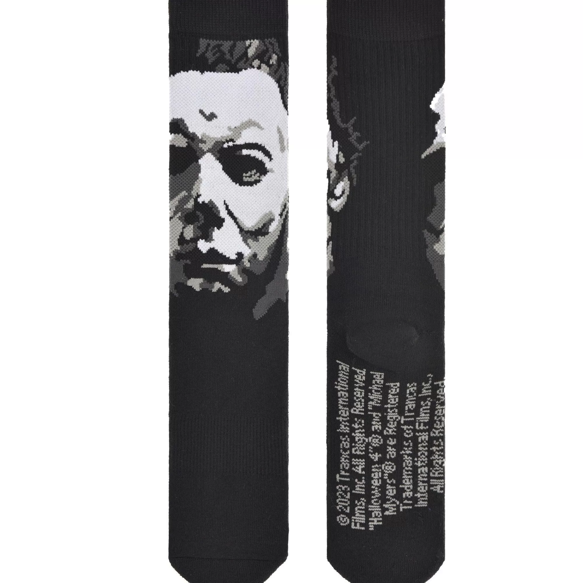 Party City Tights | Michael Myers Poster Portrait Crew Socks - Halloween 4