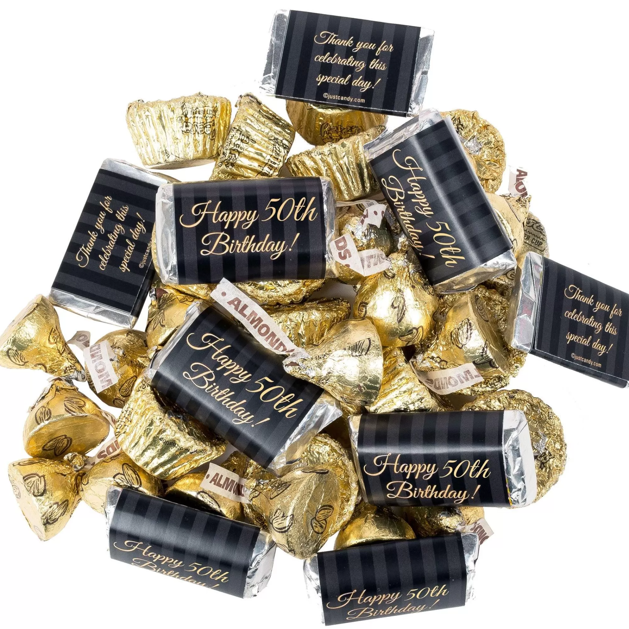 Hershey's Chocolate Candy-Milestone 50Th Birthday Chocolate Mix 180Pc