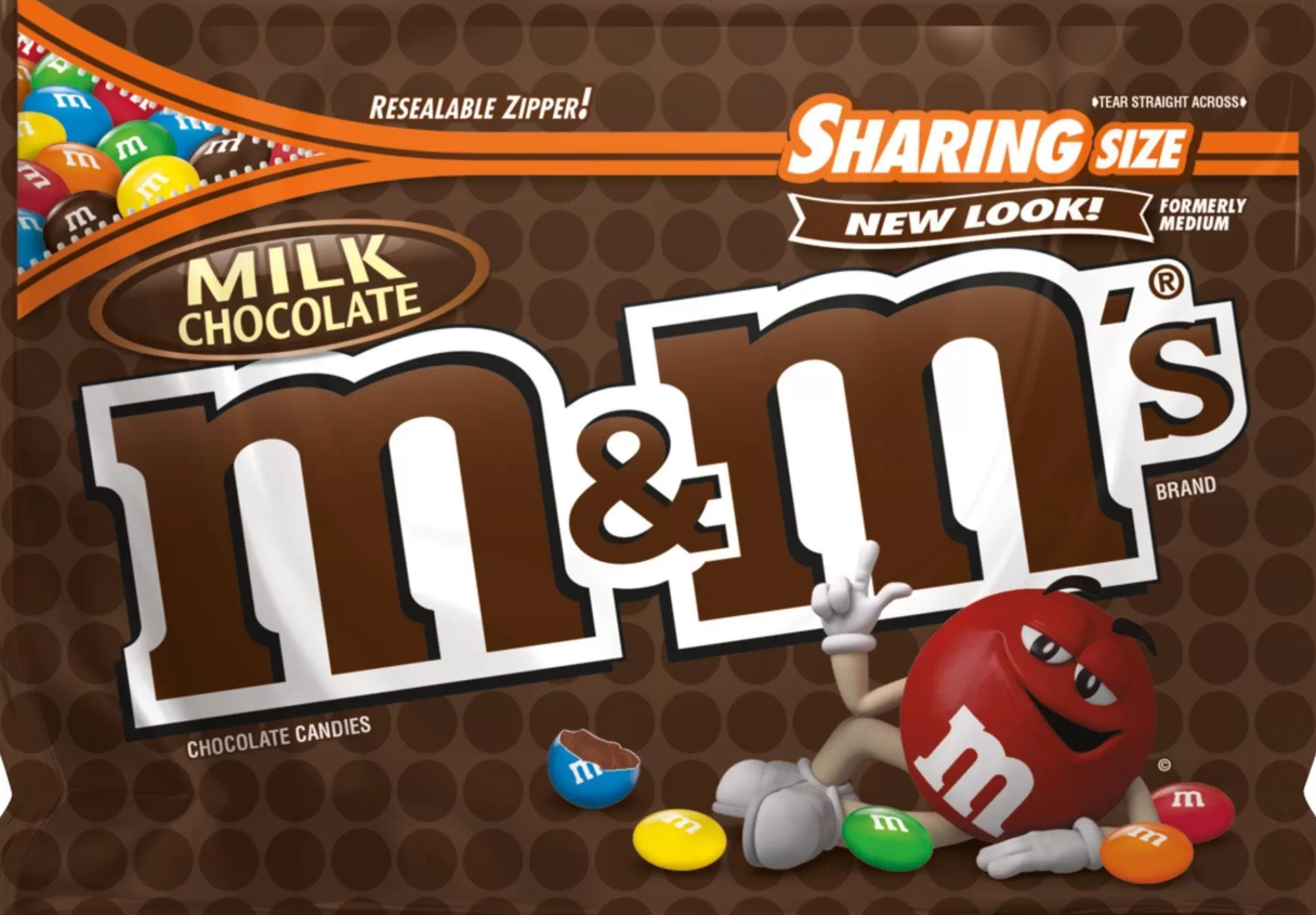 M&Ms Chocolate Candy-Milk Chocolate M&M's - Share Size