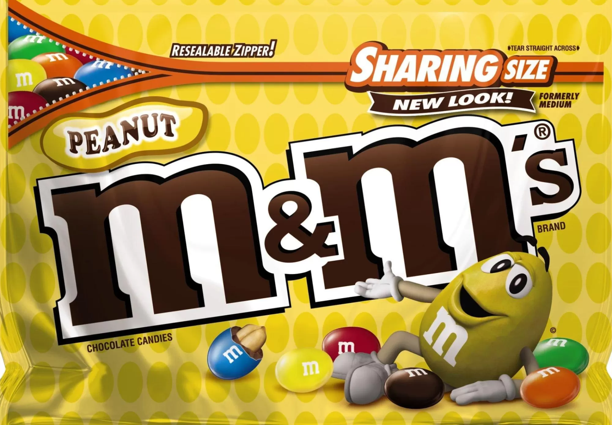 M&Ms Chocolate Candy-Milk Chocolate Peanut M&M's - Share Size