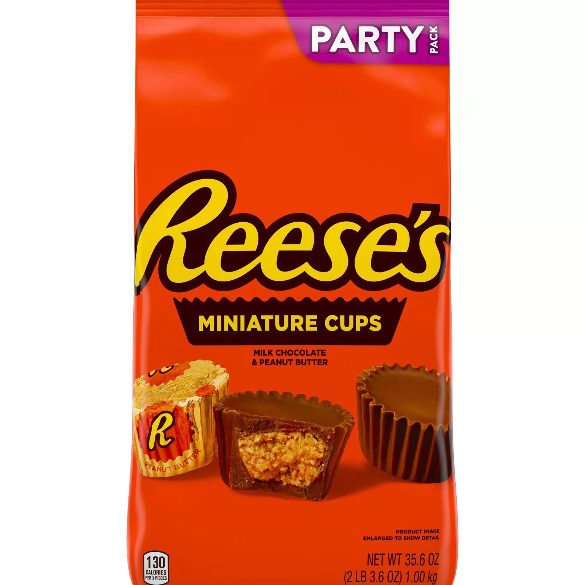 Reeses Chocolate Candy-Milk Chocolate Reese's Peanut Butter Miniature Cups Party Pack