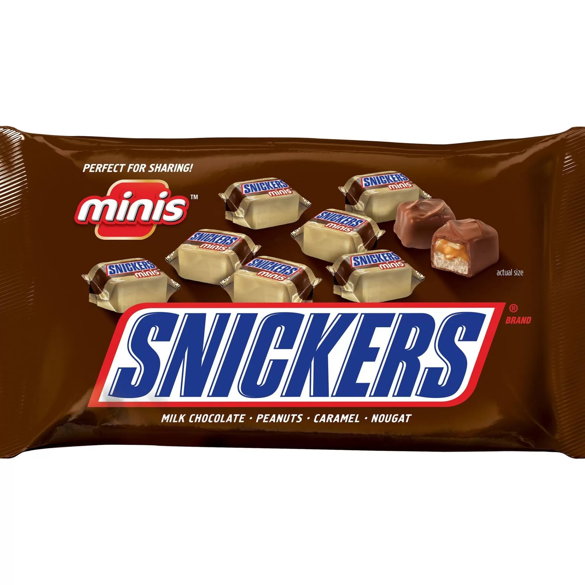 Snickers Chocolate Candy-Milk Chocolate Minis, 18Oz