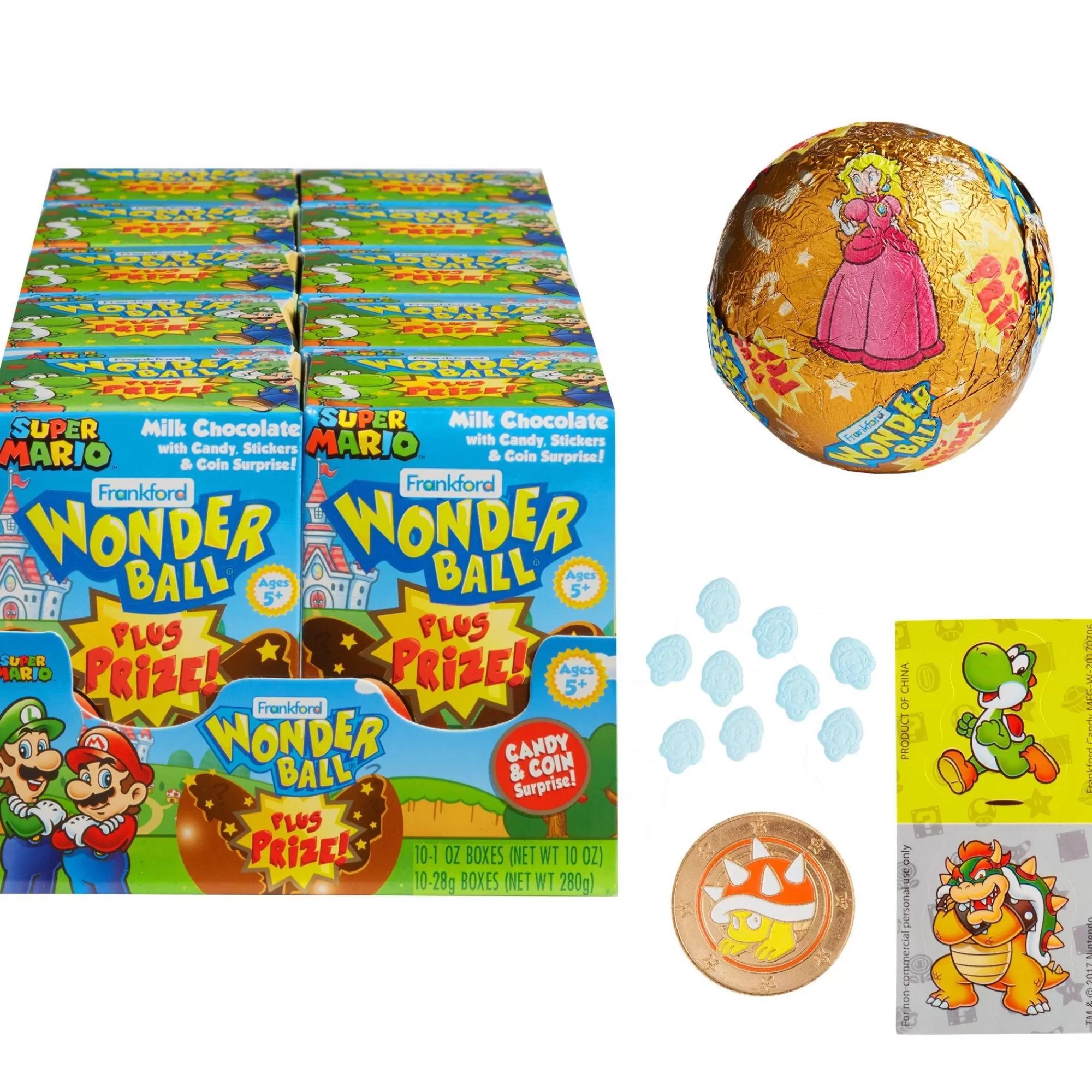 Party City Chocolate Candy-Milk Chocolate Super Mario Wonder Ball