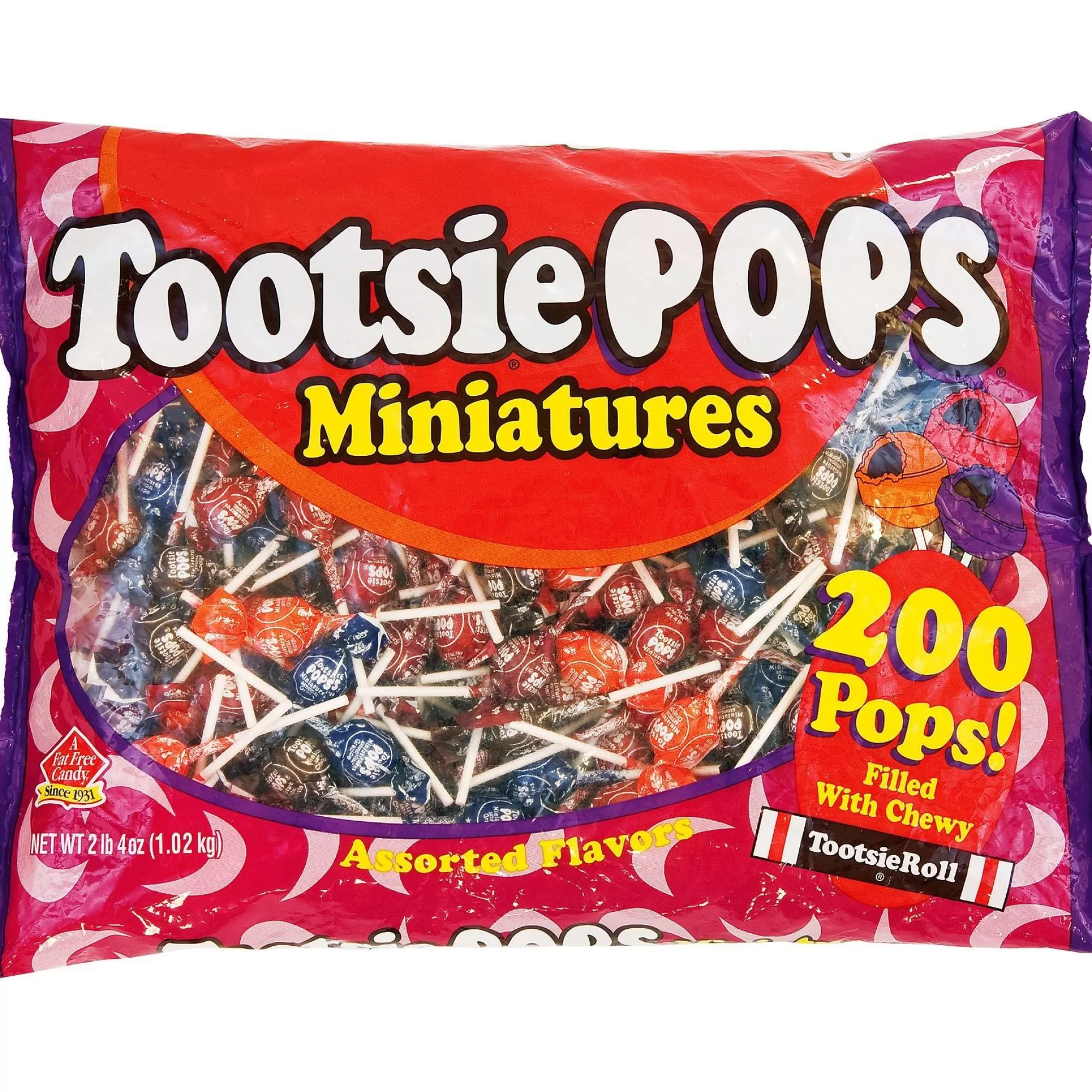 Tootsie Rolls Lollipops-Mini Tootsie Pops 200Ct