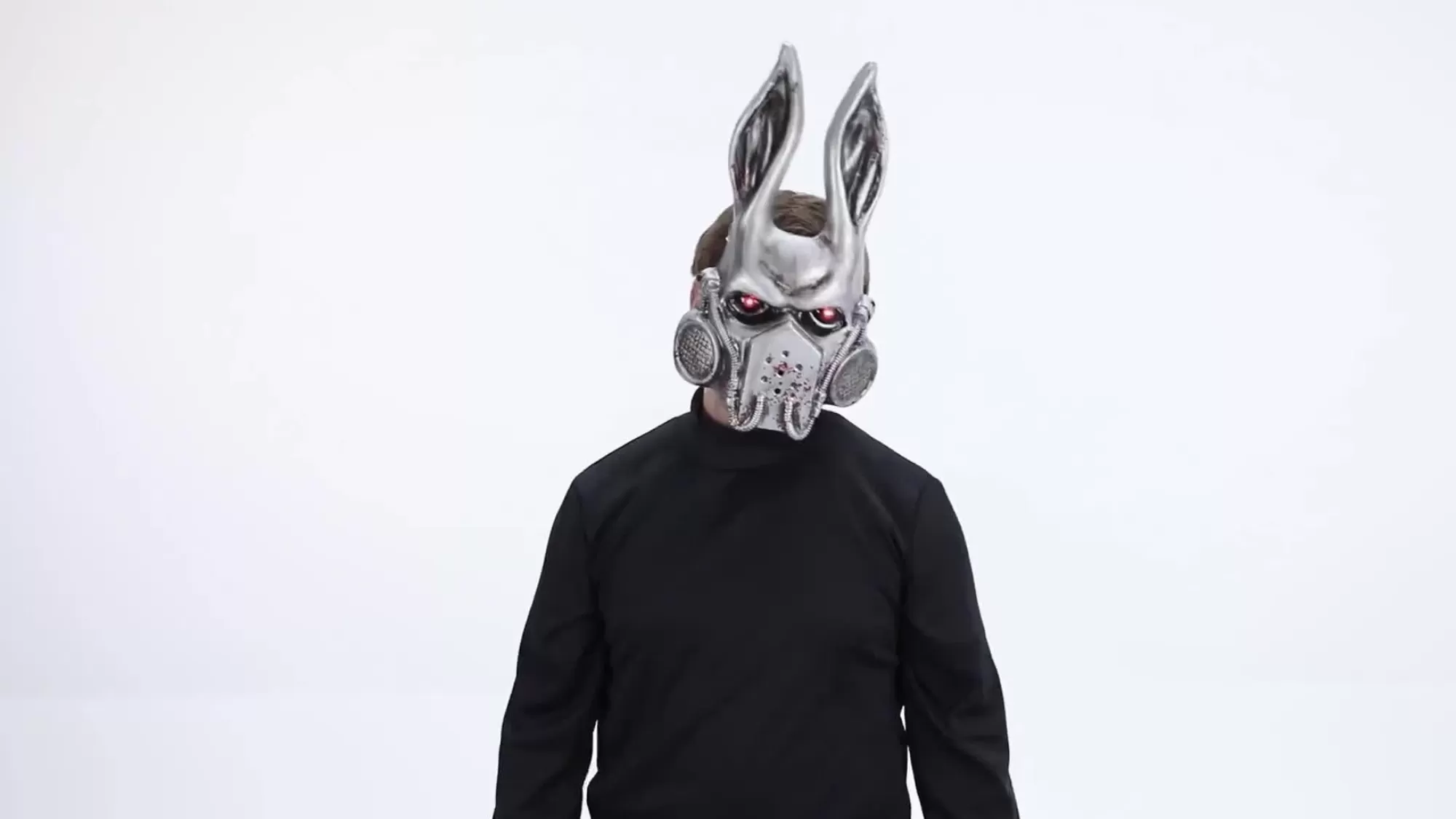 Party City Scary-Mutated Badlands Bunny Light-Up Mask