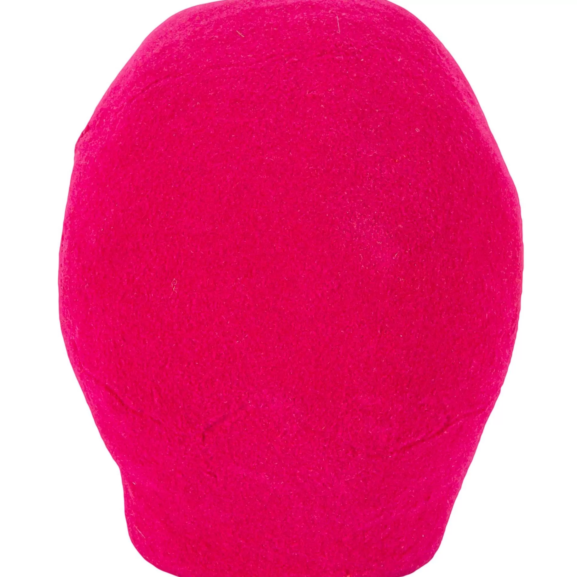 Party City Boneyard Glam | Neon Pink Black Light Reactive Flocked Skull Decoration, 3.46In