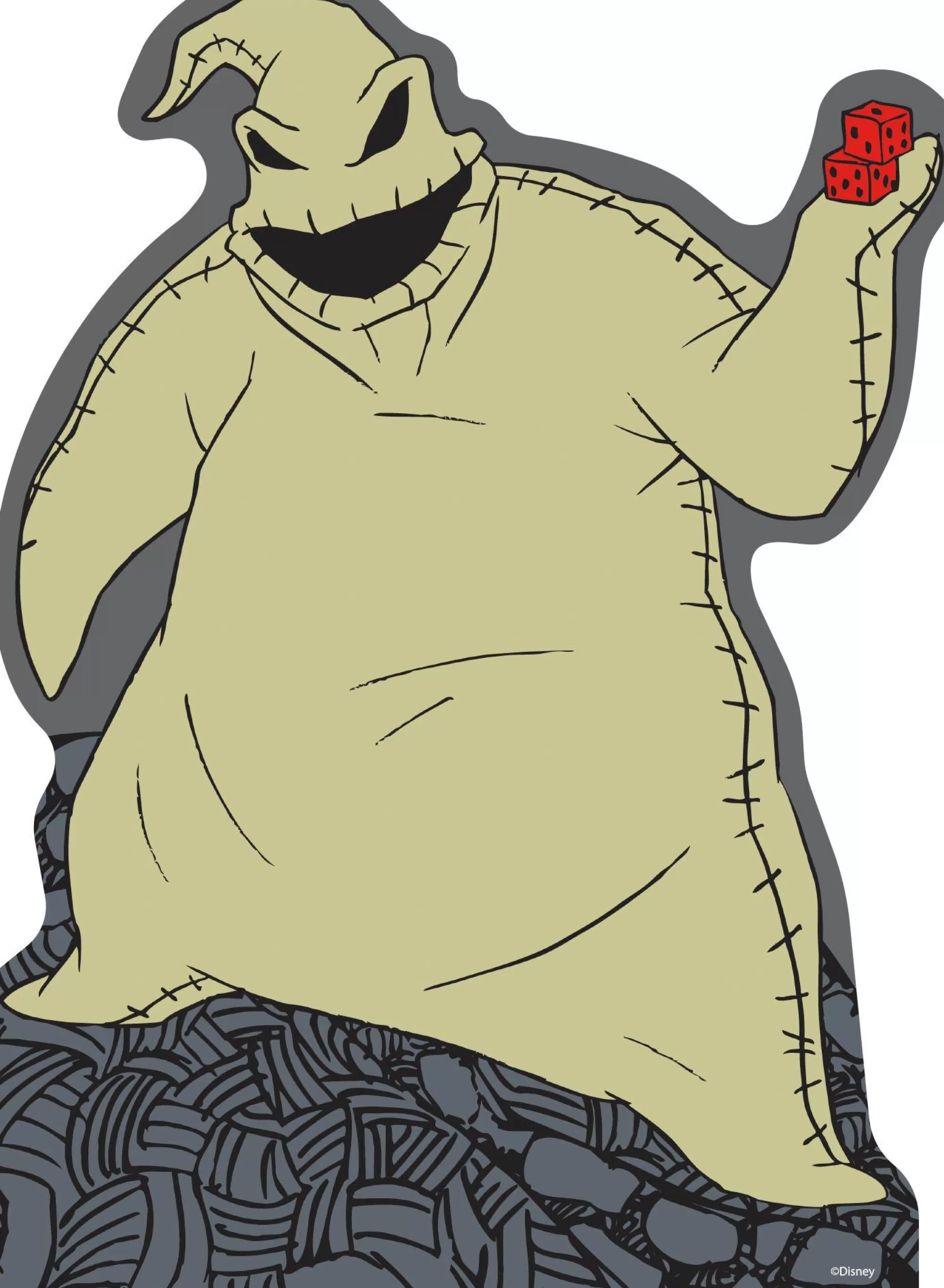 Party City The Nightmare Before Christmas | Oogie Boogie Cardboard Cutout, 3Ft - Disney The Nightmare Before Christmas