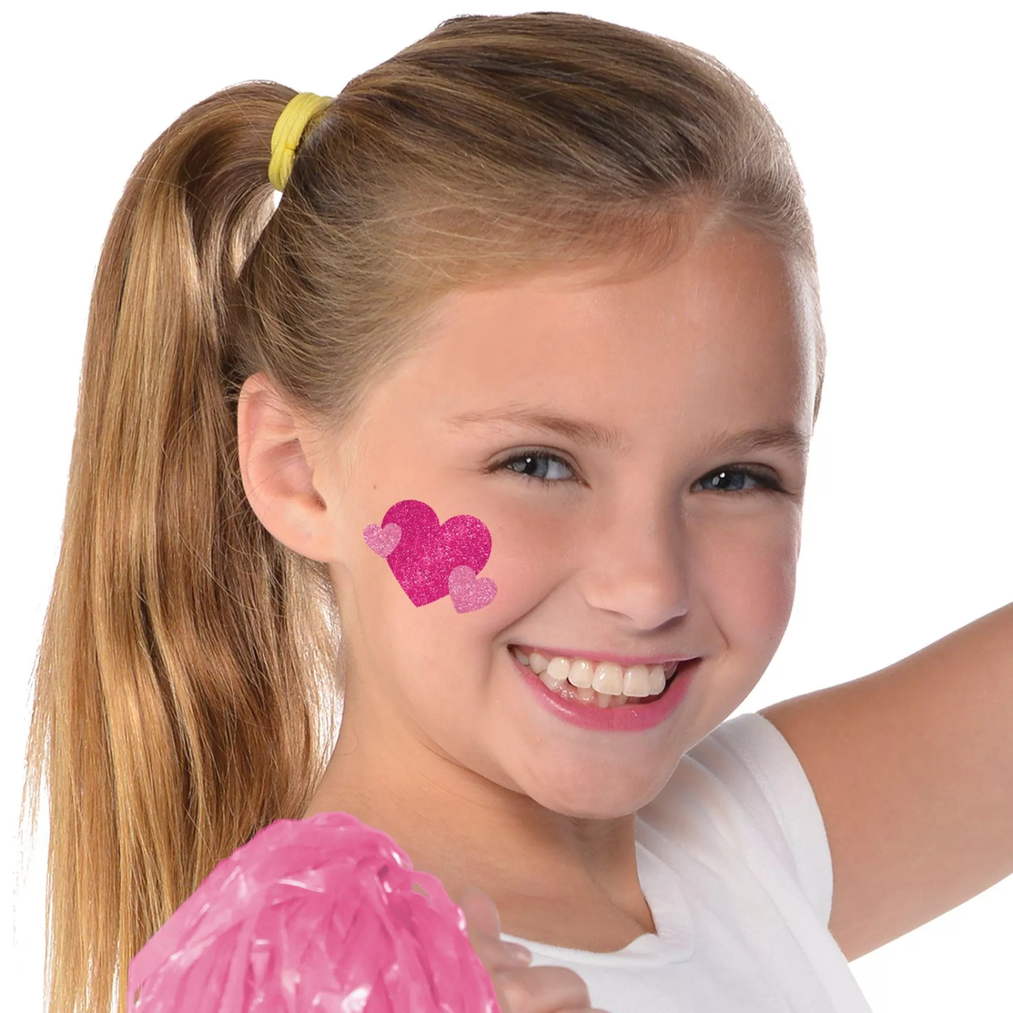 Party City Jewelry-Pink Heart Body Jewelry