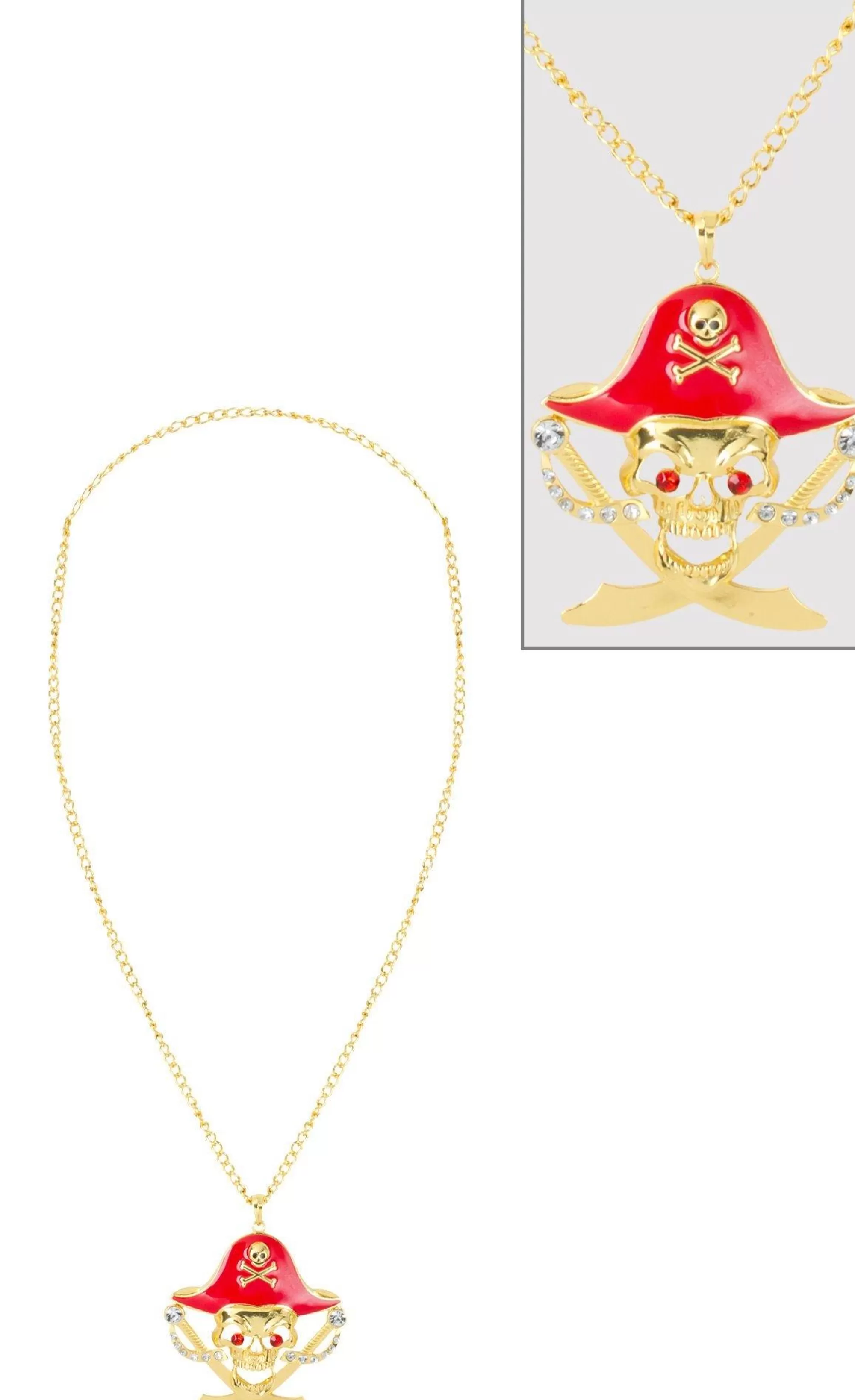 Party City Jewelry-Pirate Skull Necklace